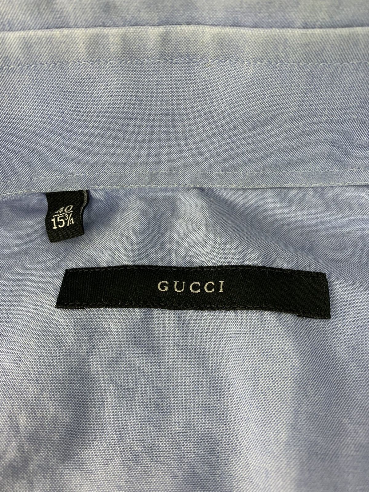 Gucci Hype Gucci Simple Plain Button Up Shirt Minimalist Style Size US L / EU 52-54 / 3 - 6 Thumbnail