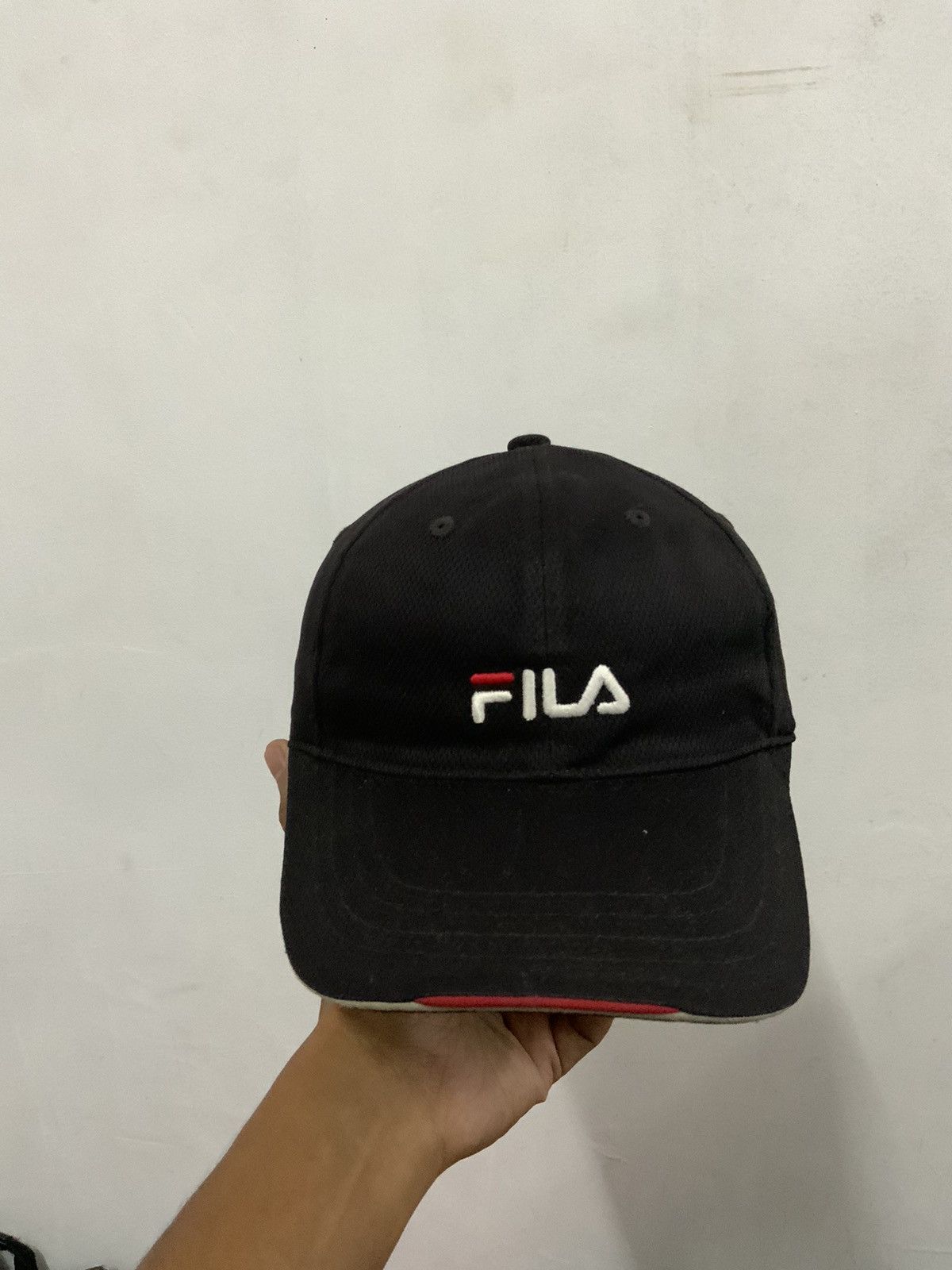 Fila Fila Black Spellout Hat Size ONE SIZE - 5 Thumbnail
