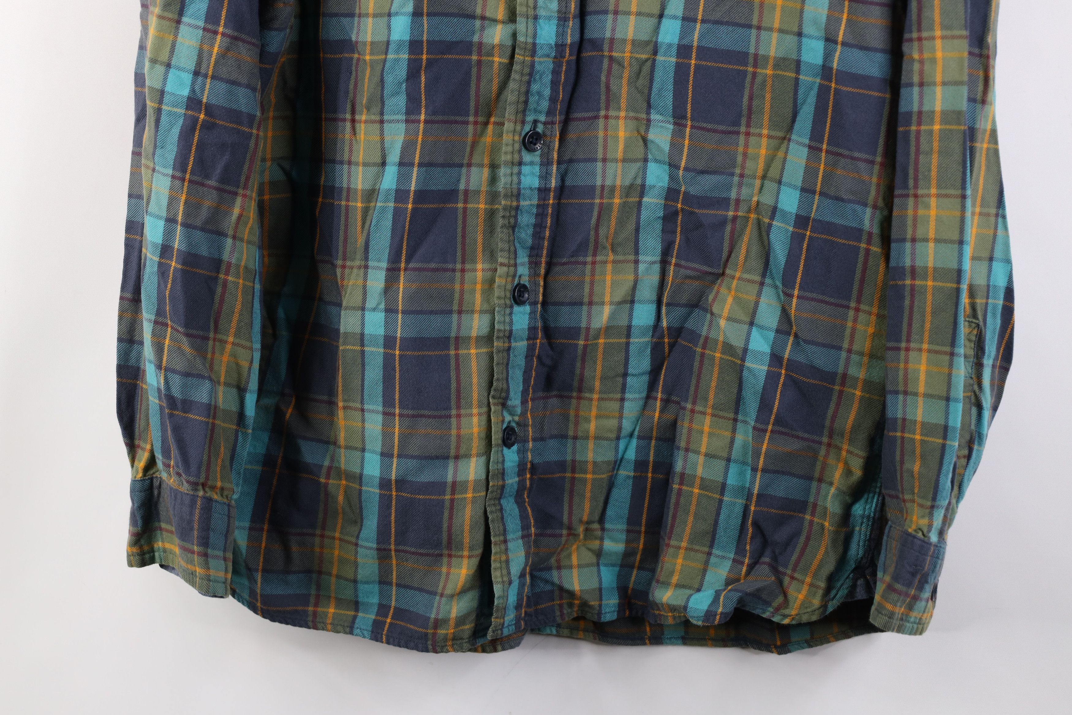 L.L. Bean Vintage LL Bean Slightly Fitted Flannel Button Down Shirt Size US M / EU 48-50 / 2 - 3 Thumbnail