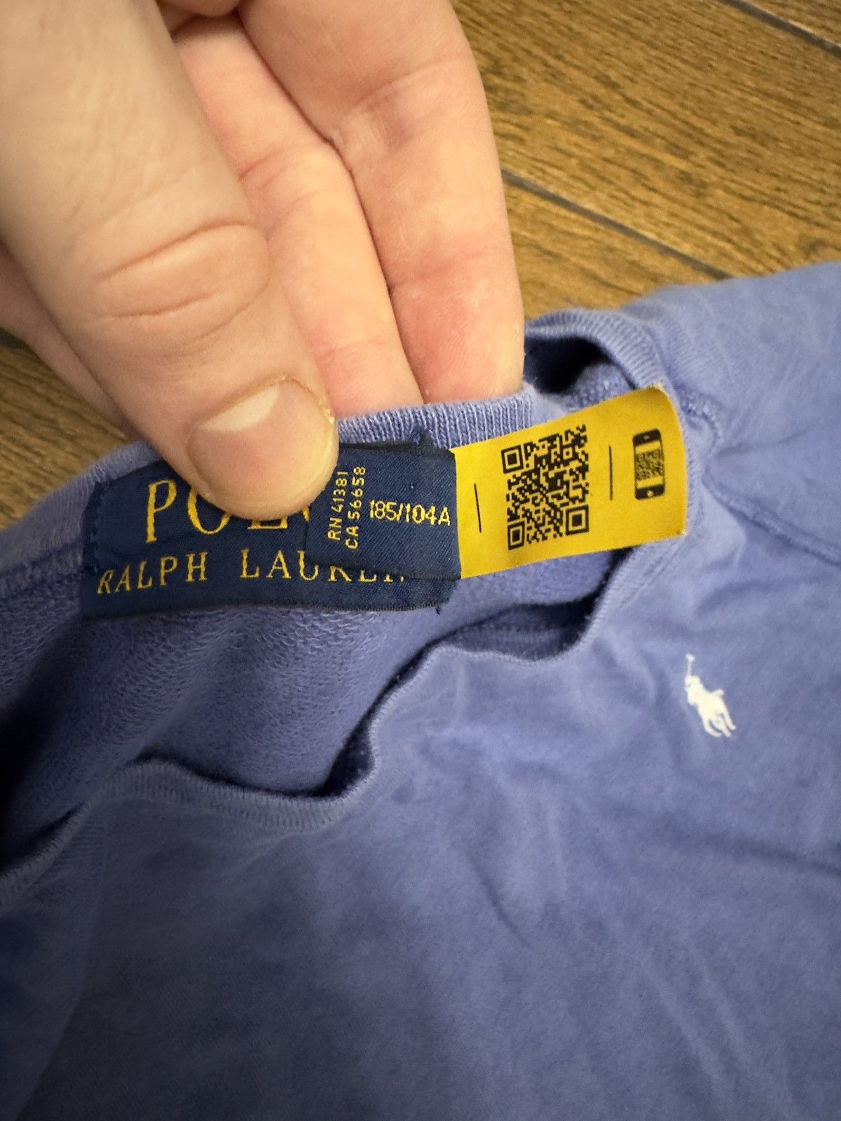 Japanese Brand × Polo Ralph Lauren Vintage Polo Ralph Lauren distressed cotton sweatshirt Size US XL / EU 56 / 4 - 10 Thumbnail