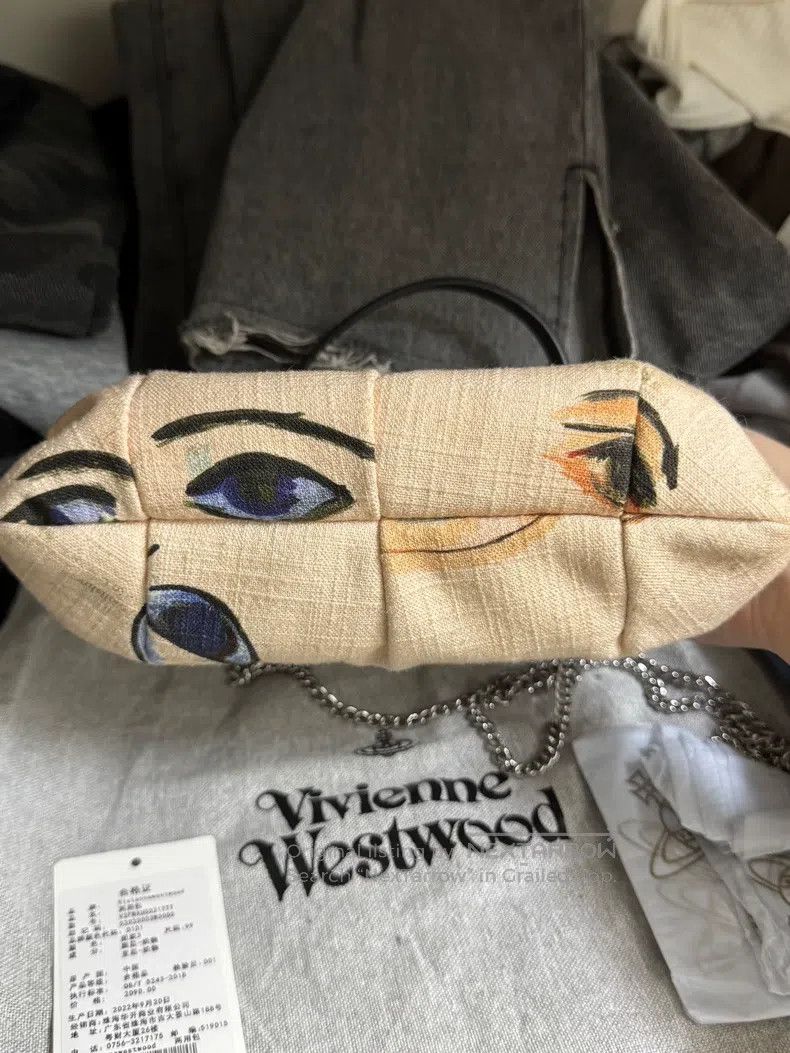Vivienne Westwood Vivienne Westwood size os Evil Eye Canvas Dumpling Bag Size ONE SIZE - 6 Thumbnail