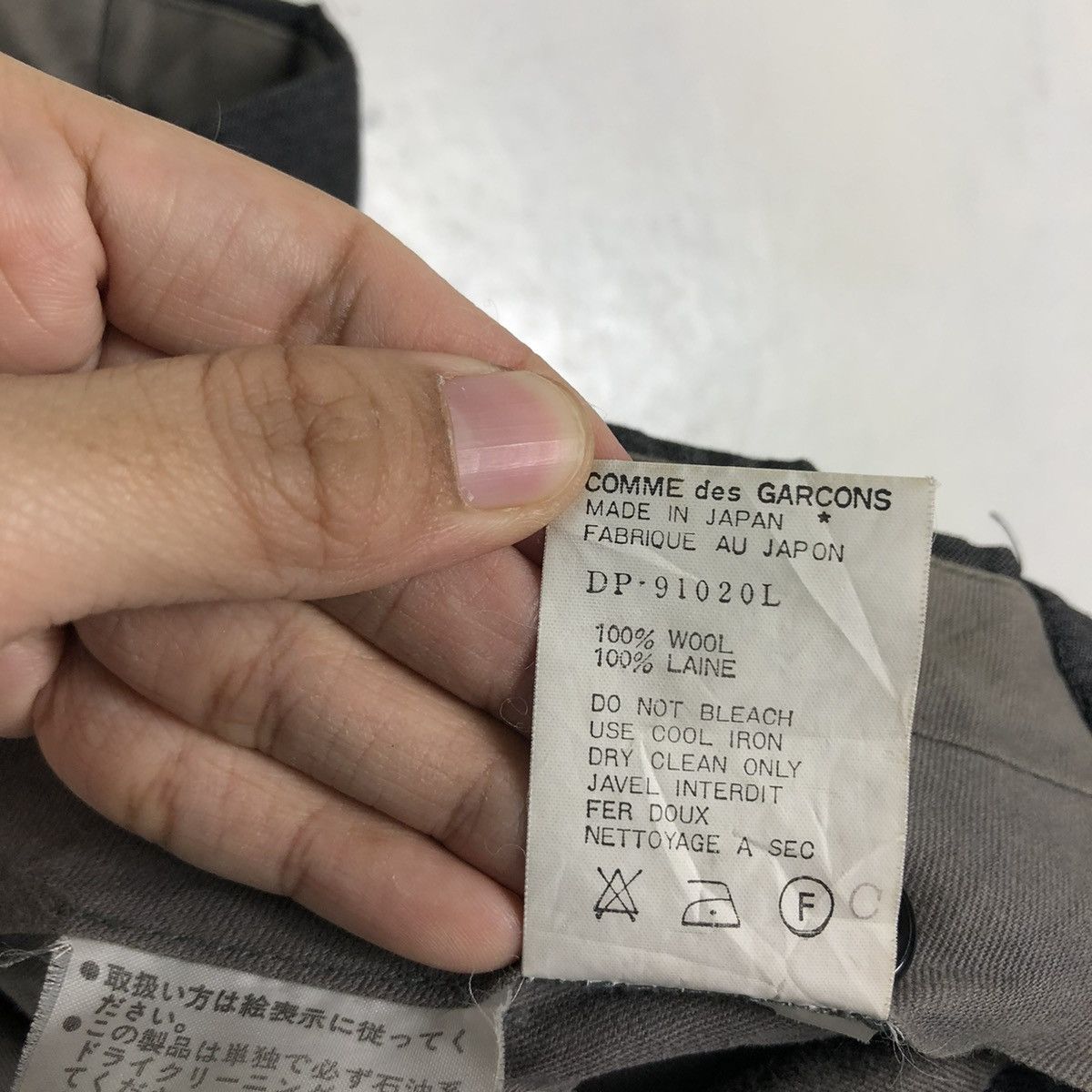 Comme des Garcons 🔥AD1989 Very Worn True Vintage Casual Pants Size US 30 / EU 46 - 14 Thumbnail