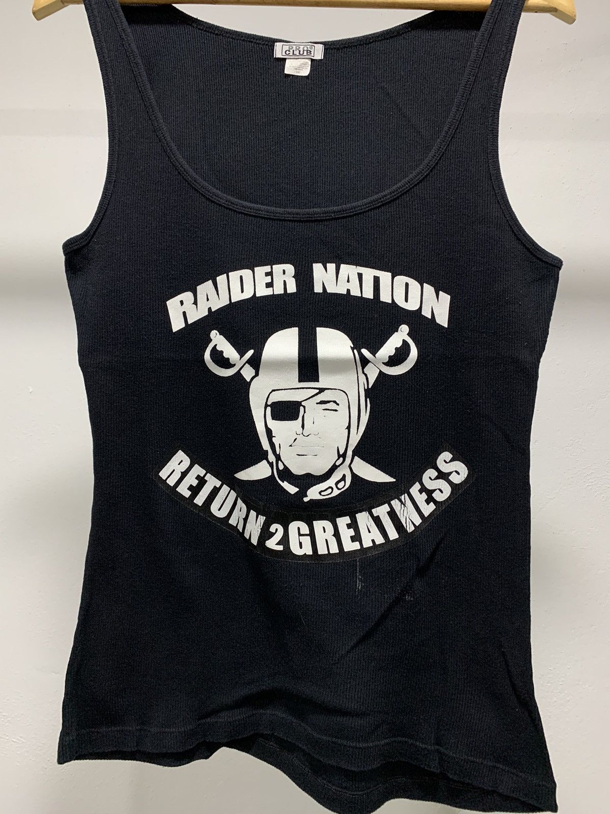 NFL × Vintage Pro Club Singlet Raiders Nfl 90s Stretchable Size M / US 6-8 / IT 42-44 - 2 Thumbnail