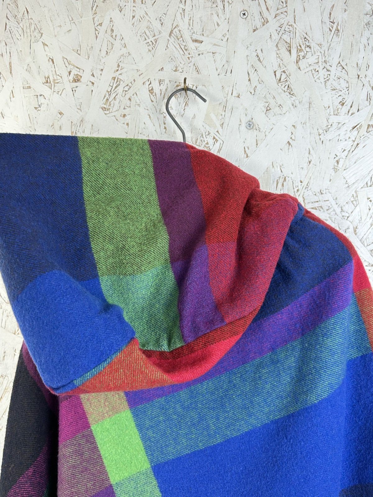 Vivienne Westwood Vivienne Westwood Multicolor Wool Poncho Hooded Cape Size M / US 6-8 / IT 42-44 - 7 Thumbnail