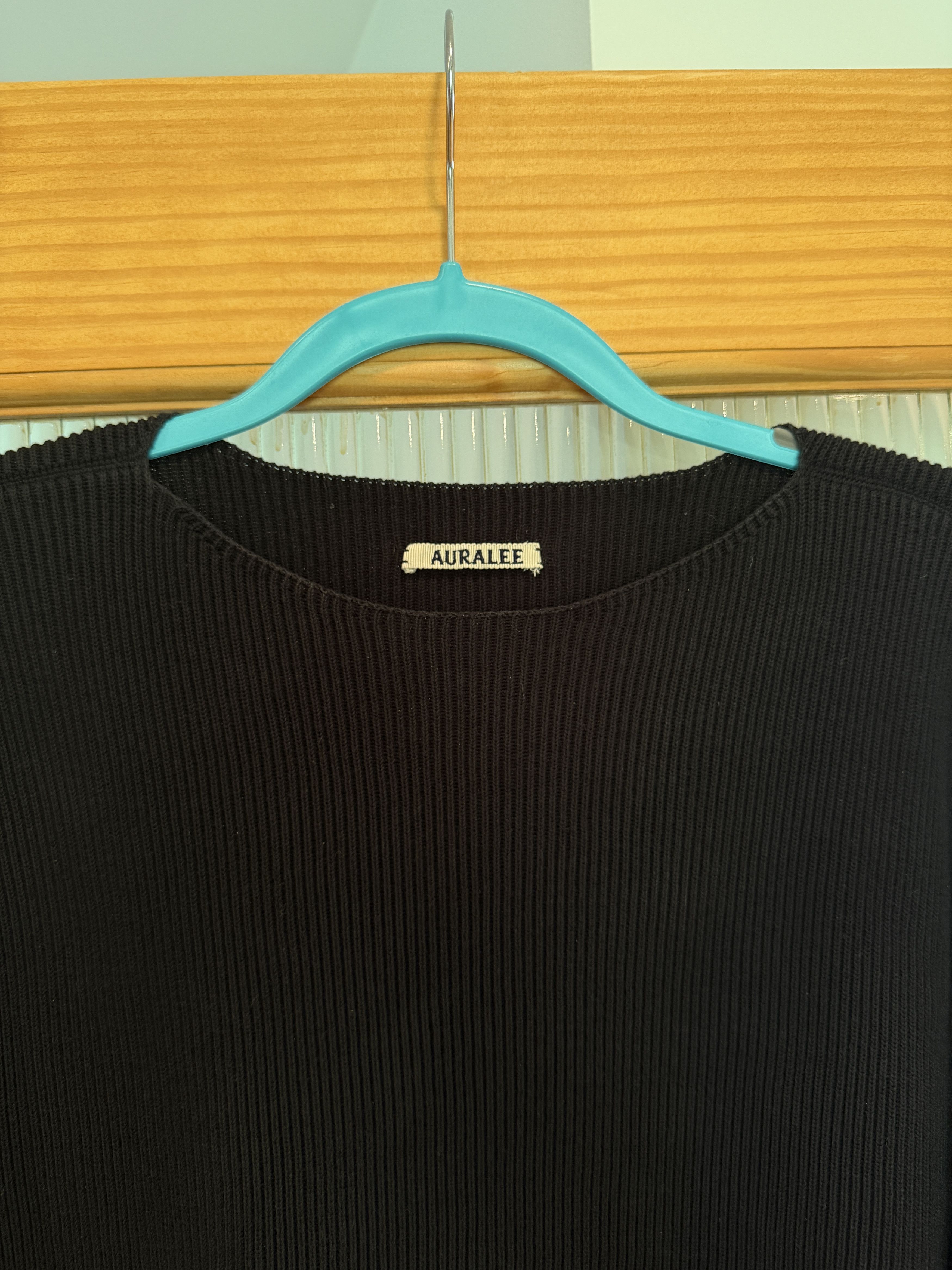 Auralee Rib Knit Boat Neck Sweater Size US M / EU 48-50 / 2 - 3 Thumbnail
