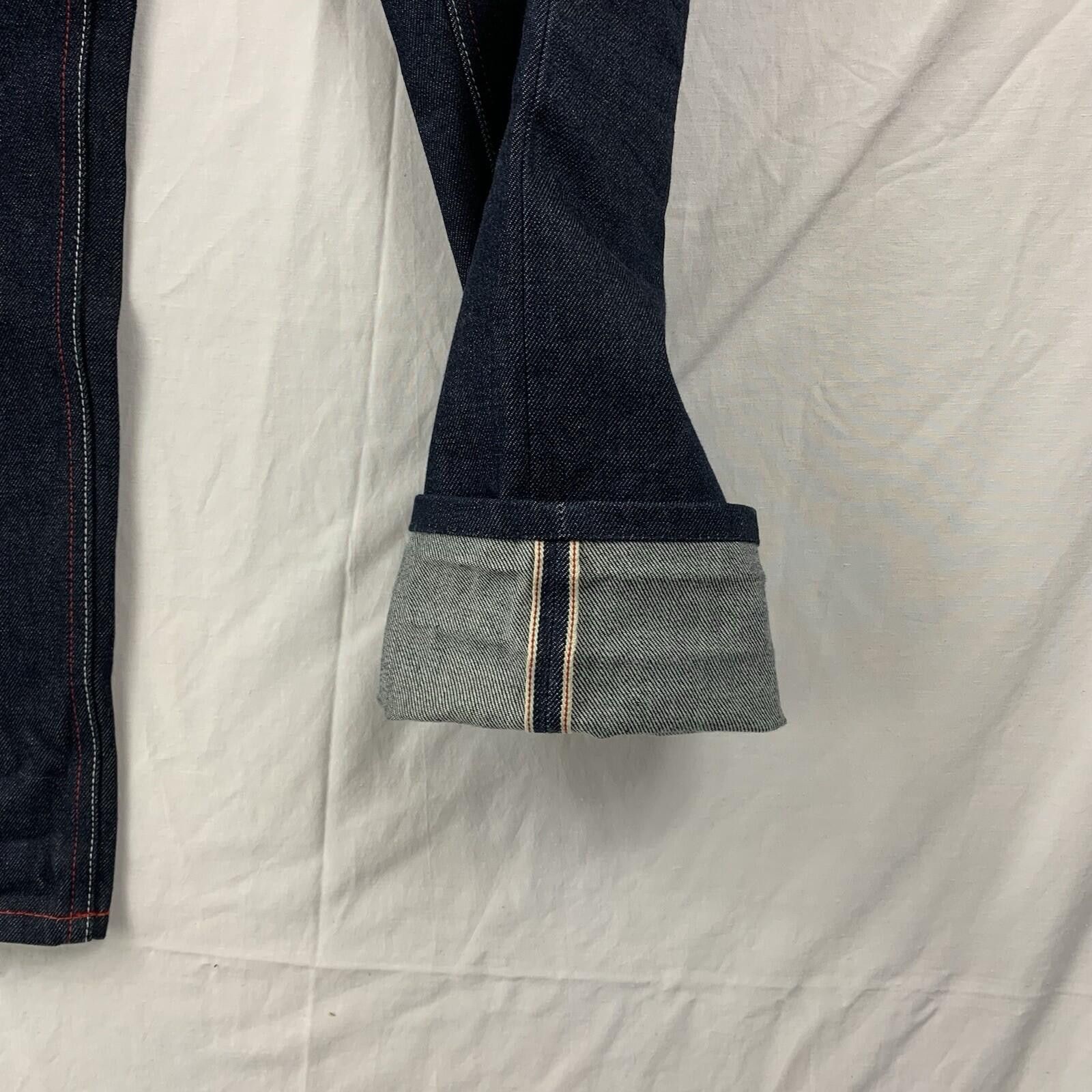 Evisu Evisu 2010 Selvedge Raw Denim Blue Jeans 32 Slim Fit Size US 32 / EU 48 - 3 Thumbnail