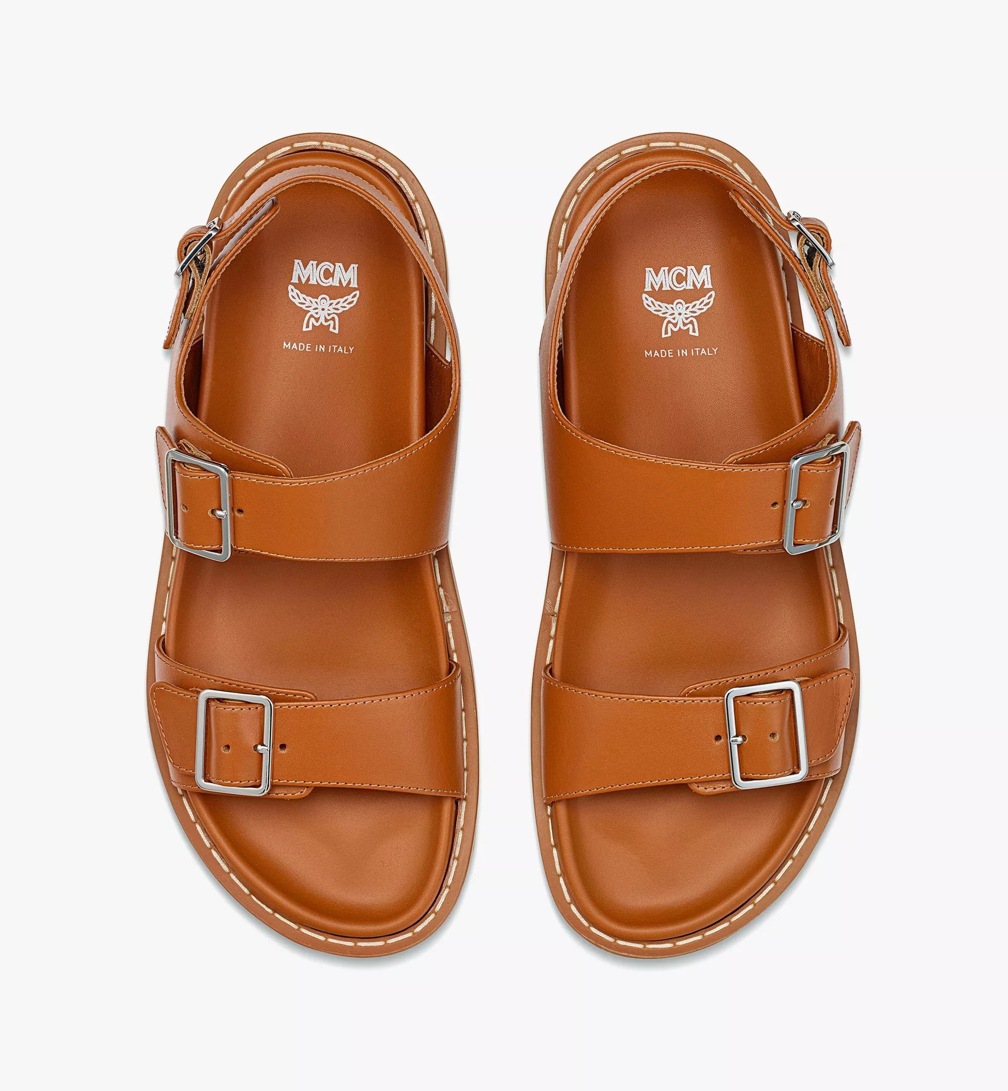 MCM o1mt1gz0525 Slides Sandals in Brown Size US 8 / EU 41 - 4 Thumbnail
