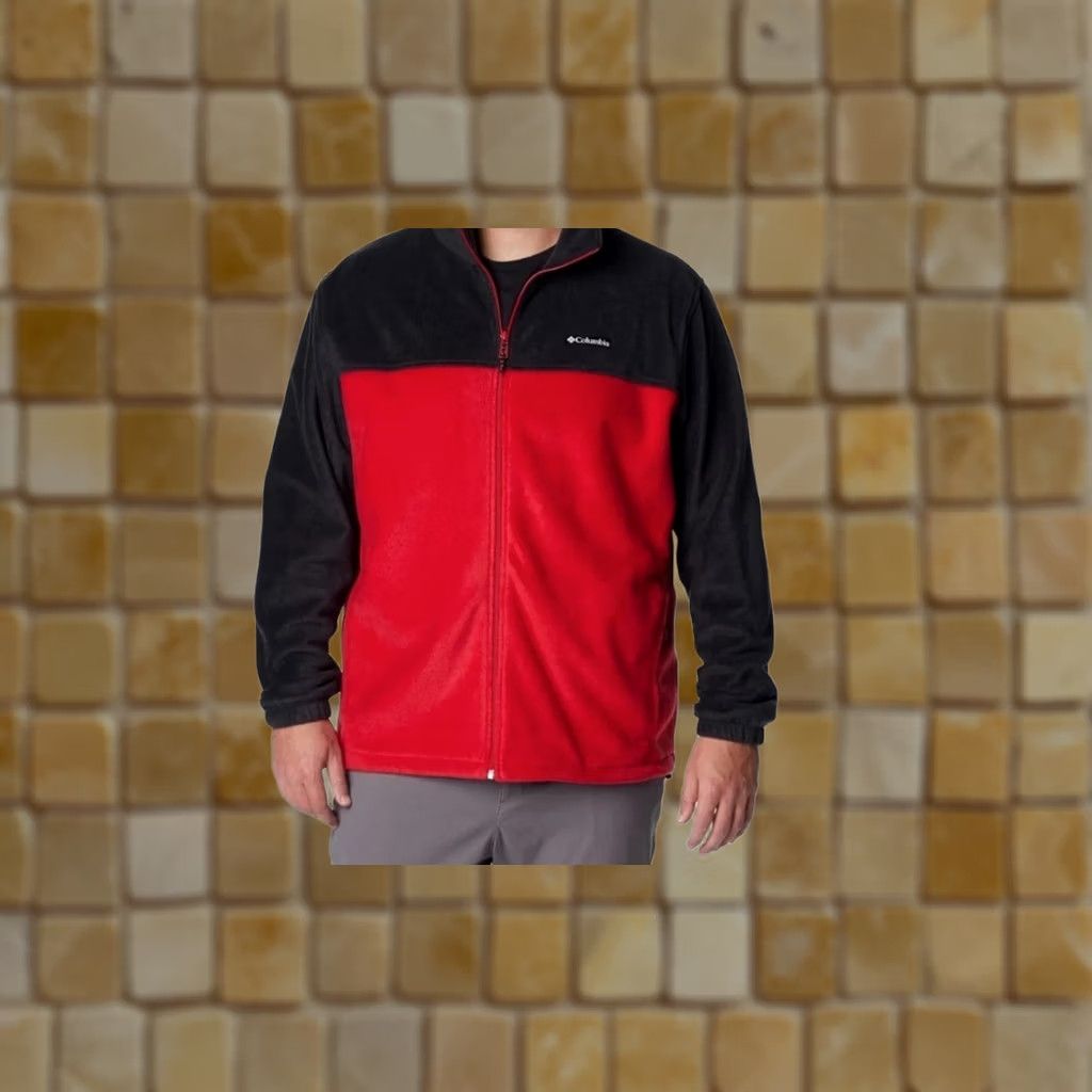 Brandblack Columbia Men’s Steens Mountain Fleece FULL ZIP JACKET Red and Black L Size US L / EU 52-54 / 3 - 1 Preview