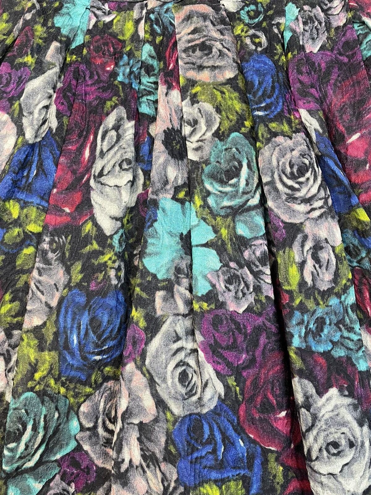 Lanvin Resort 2010 Lanvin by Alber Elbaz Floral Silk Skirt Size 25" / US 0 / IT 36 - 7 Thumbnail