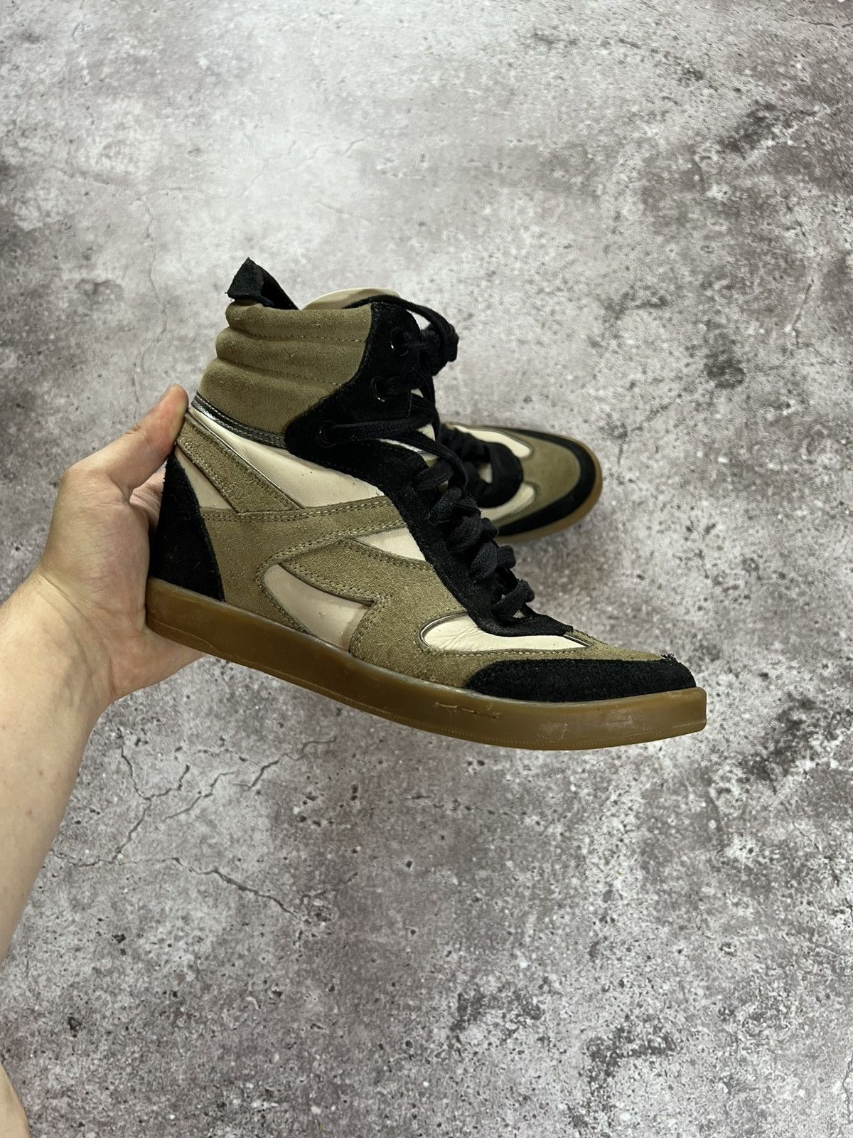Isabel Marant Unbranded Isabel Marant Style Wedge Sneakers Suede Leather Size US 9 / IT 39 - 2 Thumbnail