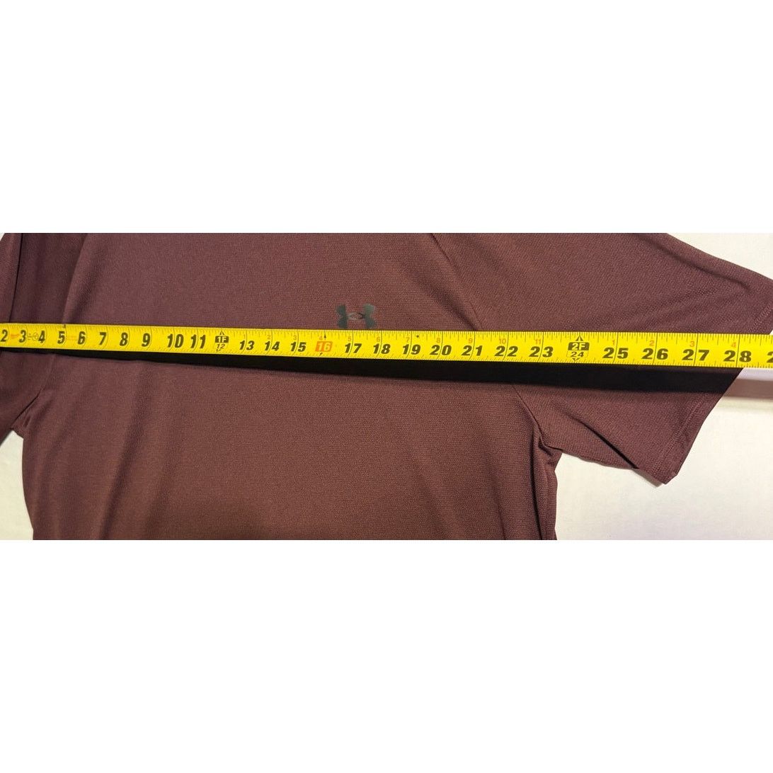 Under Armour UNDER ARMOUR THE TECH TEE MAROON SIZE XL MOISTURE WICKING Size US XL / EU 56 / 4 - 5 Thumbnail