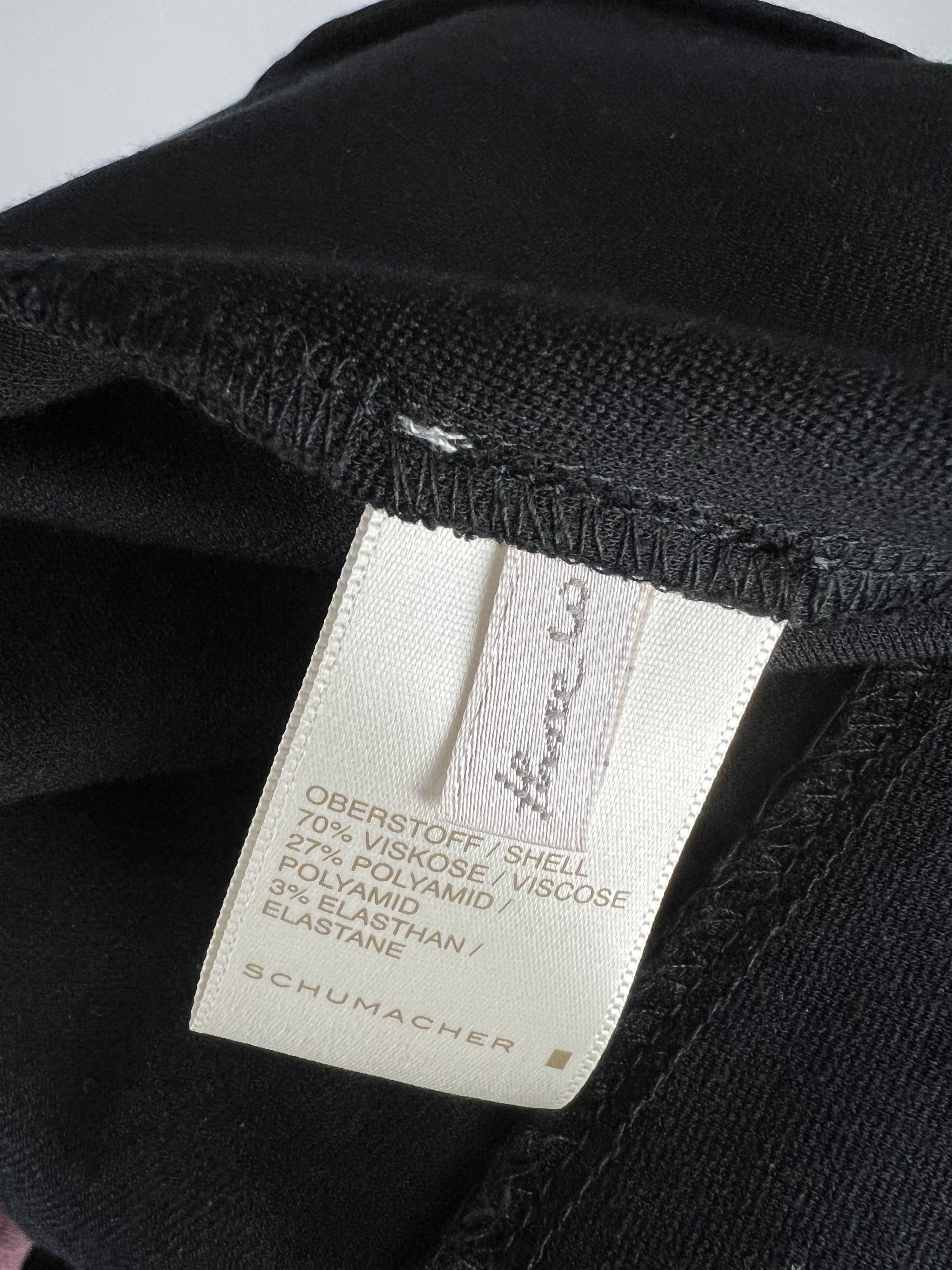 DOROTHEE SCHUMACHER Dorothee Schumacher Black Long Sleeve Knee Dress Size 3 Size L / US 10 / IT 46 - 9 Thumbnail