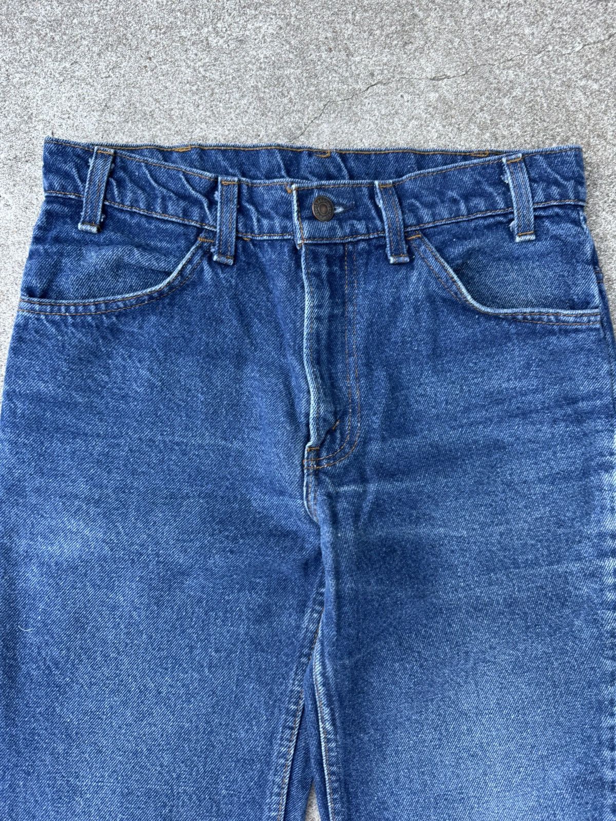 Levi's × Vintage Vtg 80’s Levi’s 684 Orange Tab Bellbottom Flare Jeans 29x29 Size US 29 - 3 Thumbnail