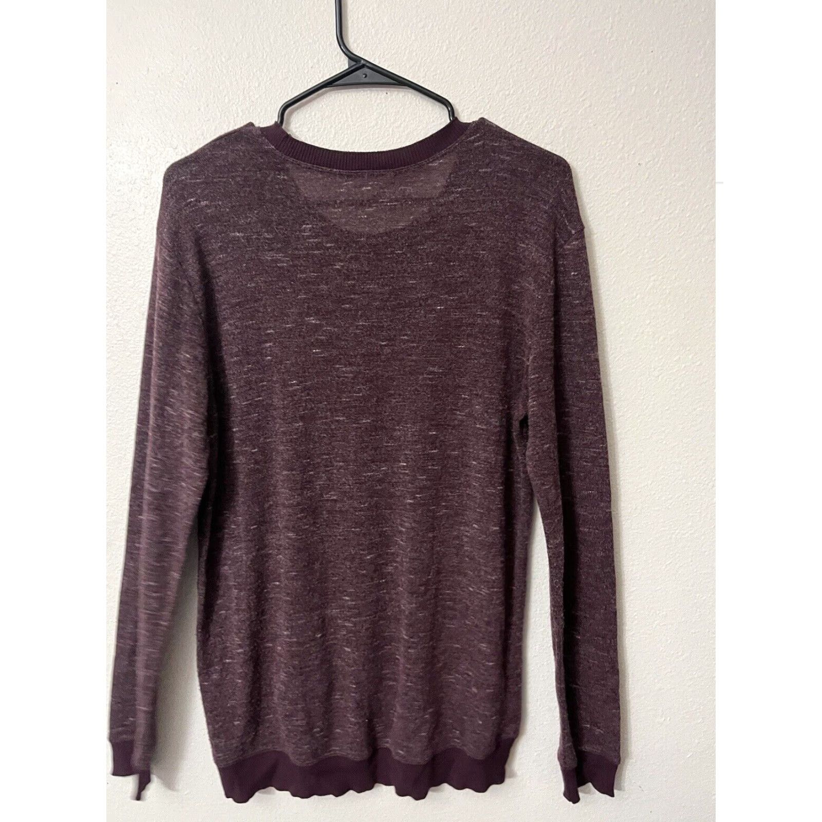 Vintage Wilfred sweater knit size medium polyester blend Maroon casual Womens Pullover Knit Long Sleeve Regular Burgundy Size M / US 6-8 / IT 42-44 - 2 Thumbnail