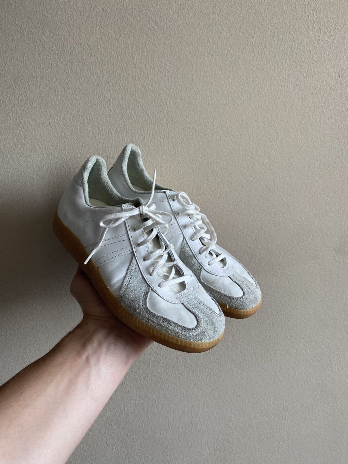 Vintage Vintage BW Sport Army Leather Sneakers Size US 10.5 / IT 40.5 - 2 Thumbnail
