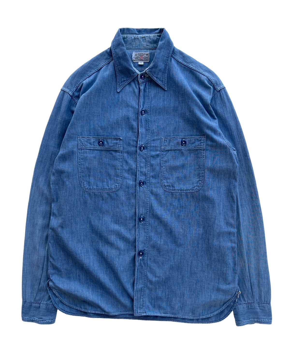 Buzz Rickson's Vintage Buzz Rickson USN Chambray Work Shirt Size US S / EU 44-46 / 1 - 1 Thumbnail