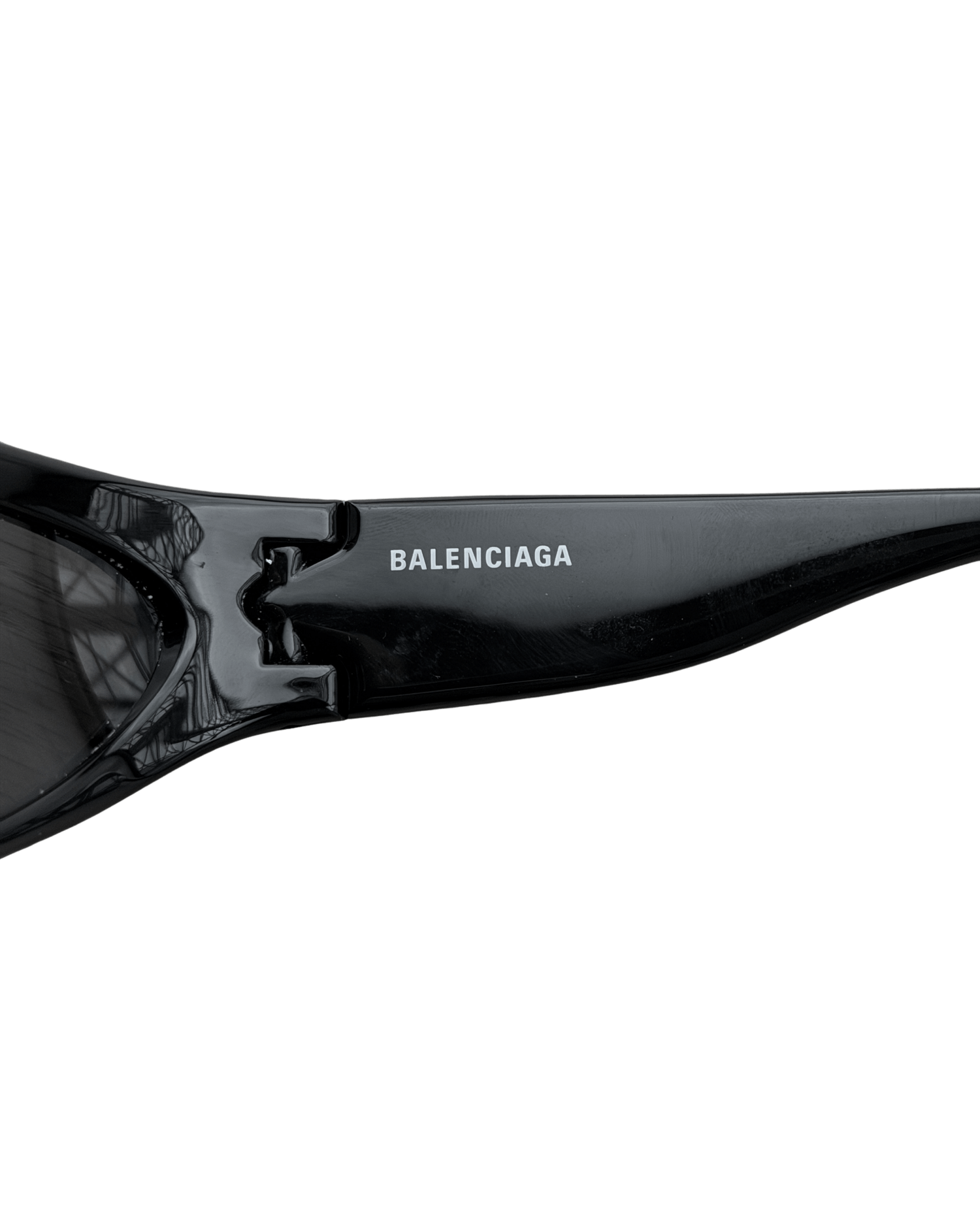 Balenciaga Balenciaga Black Swift Oval Sunglasses Size ONE SIZE - 7 Thumbnail
