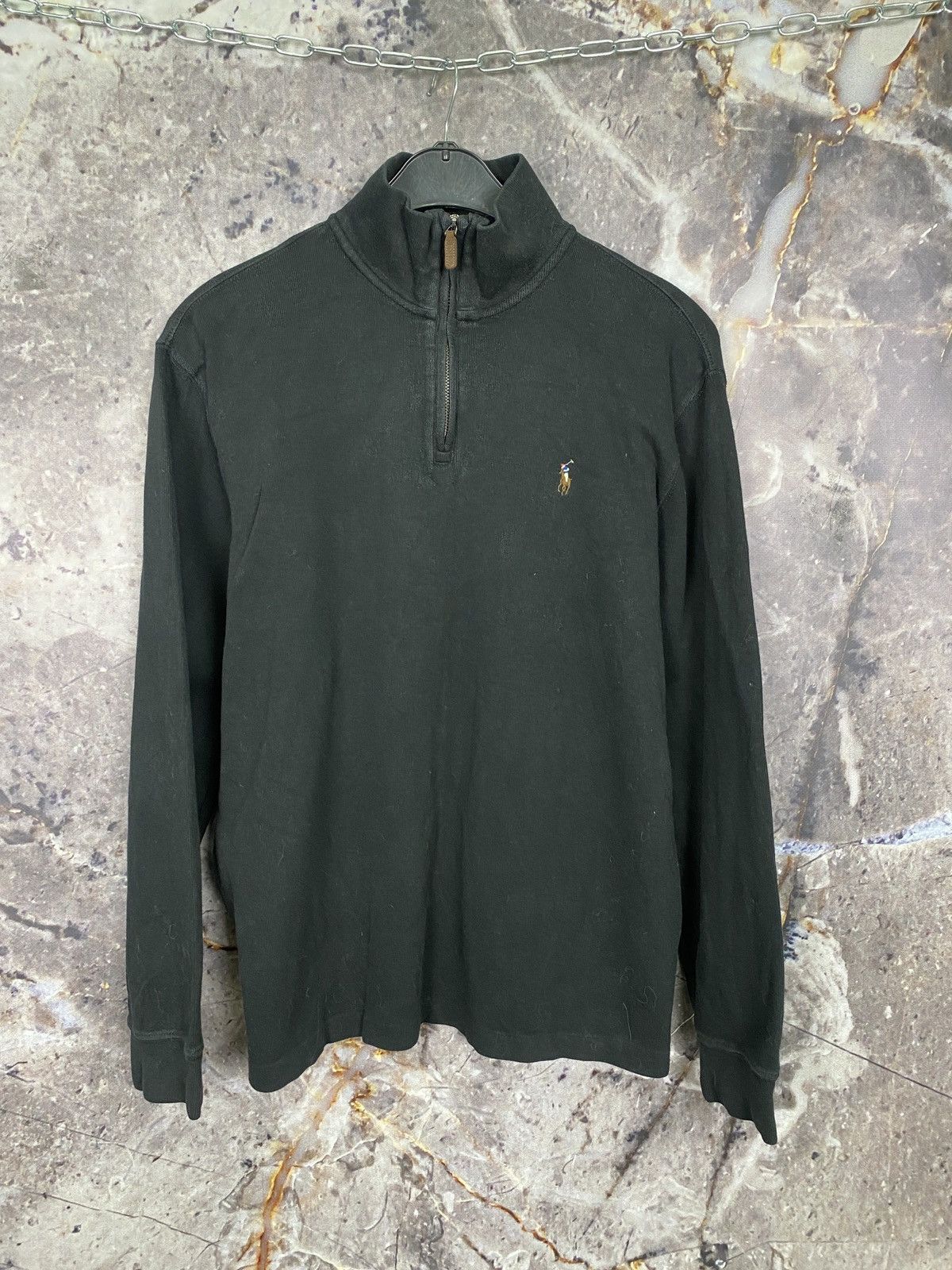 Polo Ralph Lauren × Ralph Lauren Men's Polo Ralph Lauren 1/4 Zip Pullover Size Large Size US L / EU 52-54 / 3 - 1 Thumbnail