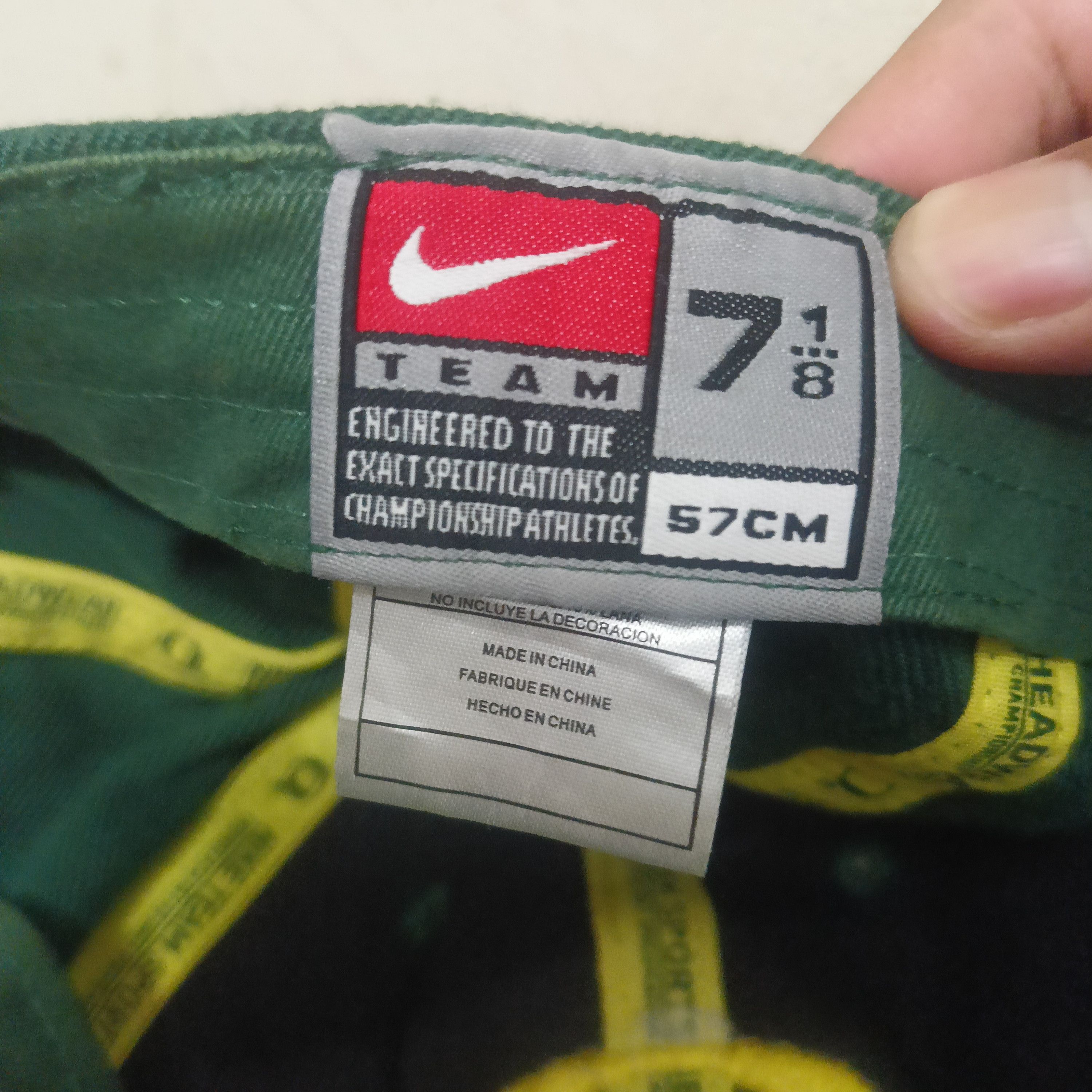 Nike × Vintage Vtg nike Oregon sports headwear full cap Size ONE SIZE - 8 Thumbnail