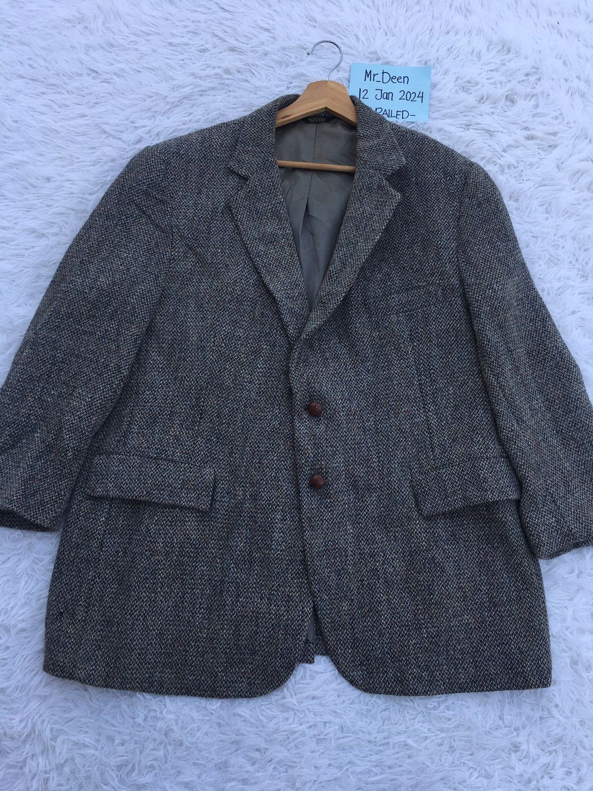 Harris Tweed Rare Vintage Harris Tweed Wool Blazer Size 36S - 4 Thumbnail