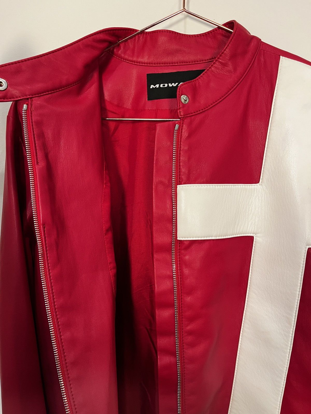 Mowalola Mowalola Faux Leather Cross Jacket (unisex) Size US L / EU 52-54 / 3 - 14 Thumbnail