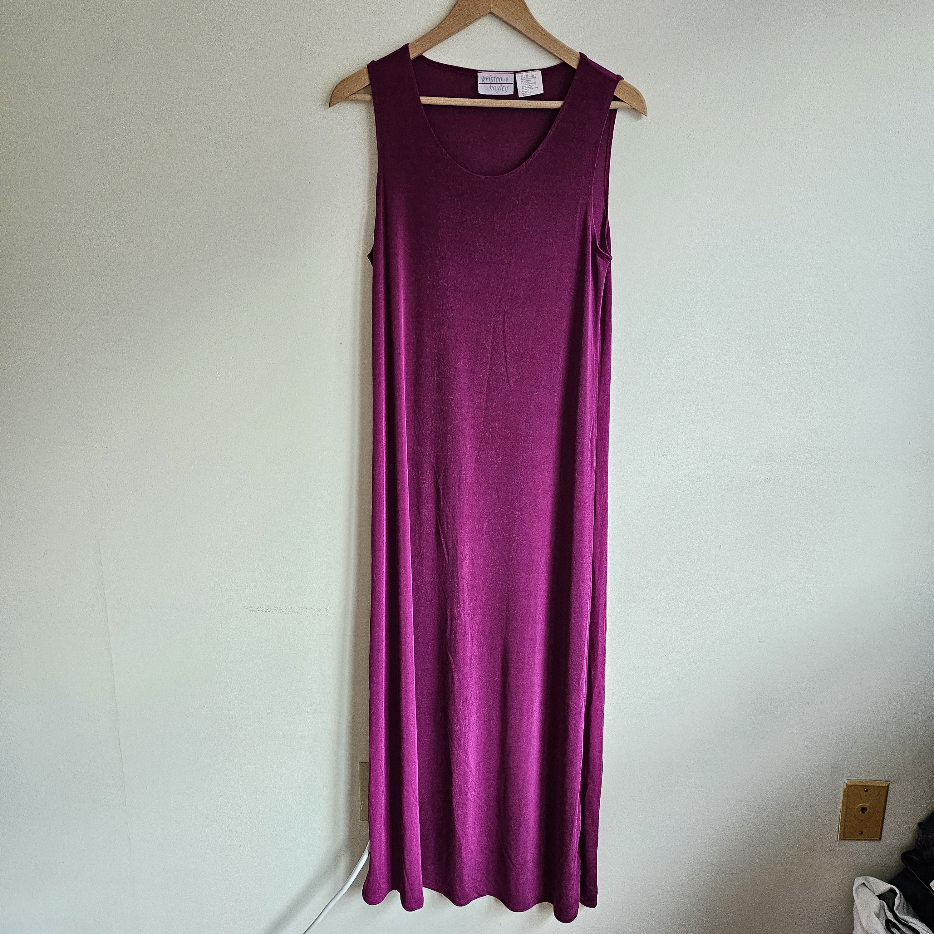 Vintage Vintage 70s 80s Kristen + Hayley Maxi Dress Size M / US 6-8 / IT 42-44 - 1 Thumbnail