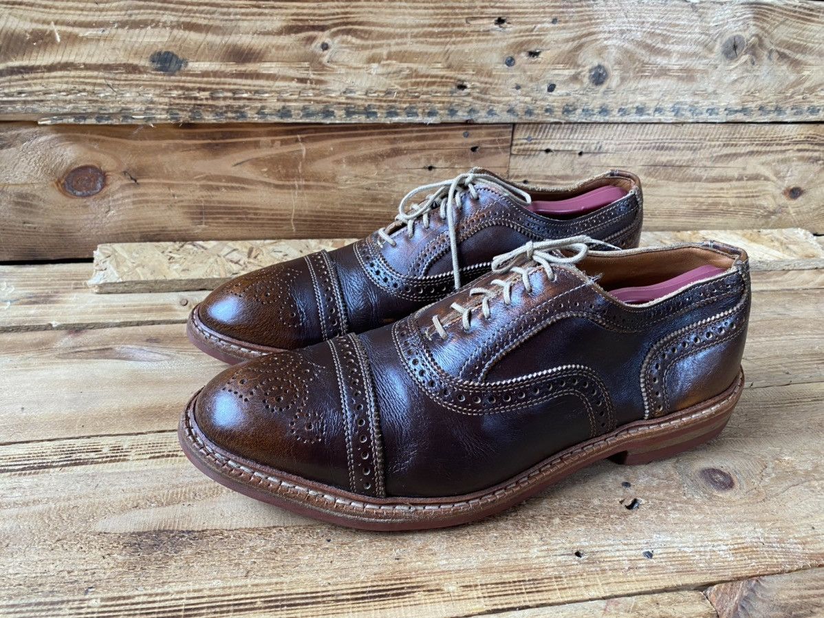 Allen Edmonds Allen Edmond strandmonk brown oxford shoes sz 9.5 Size US 9.5 / EU 42-43 - 4 Thumbnail