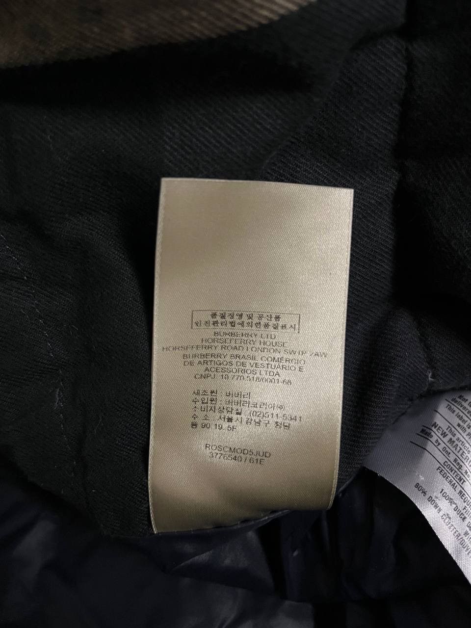 Burberry Burberry Brit Down Jacket Dark Grey Multi Pocket Size US XXL / EU 58 / 5 - 15 Thumbnail