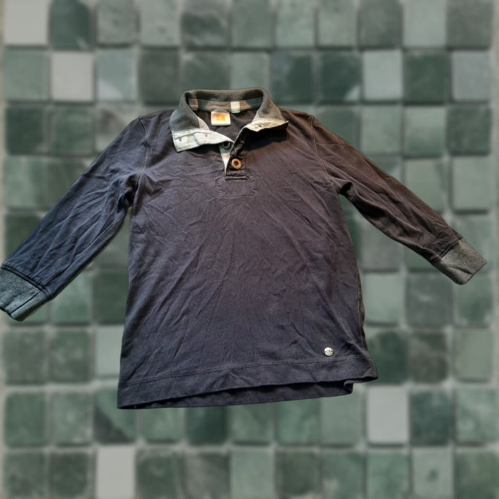 Vintage BOSS ORANGE Long Sleeve Shirt Mens Small S Blue Button-Up Shirt Size US S / EU 44-46 / 1 - 1 Thumbnail
