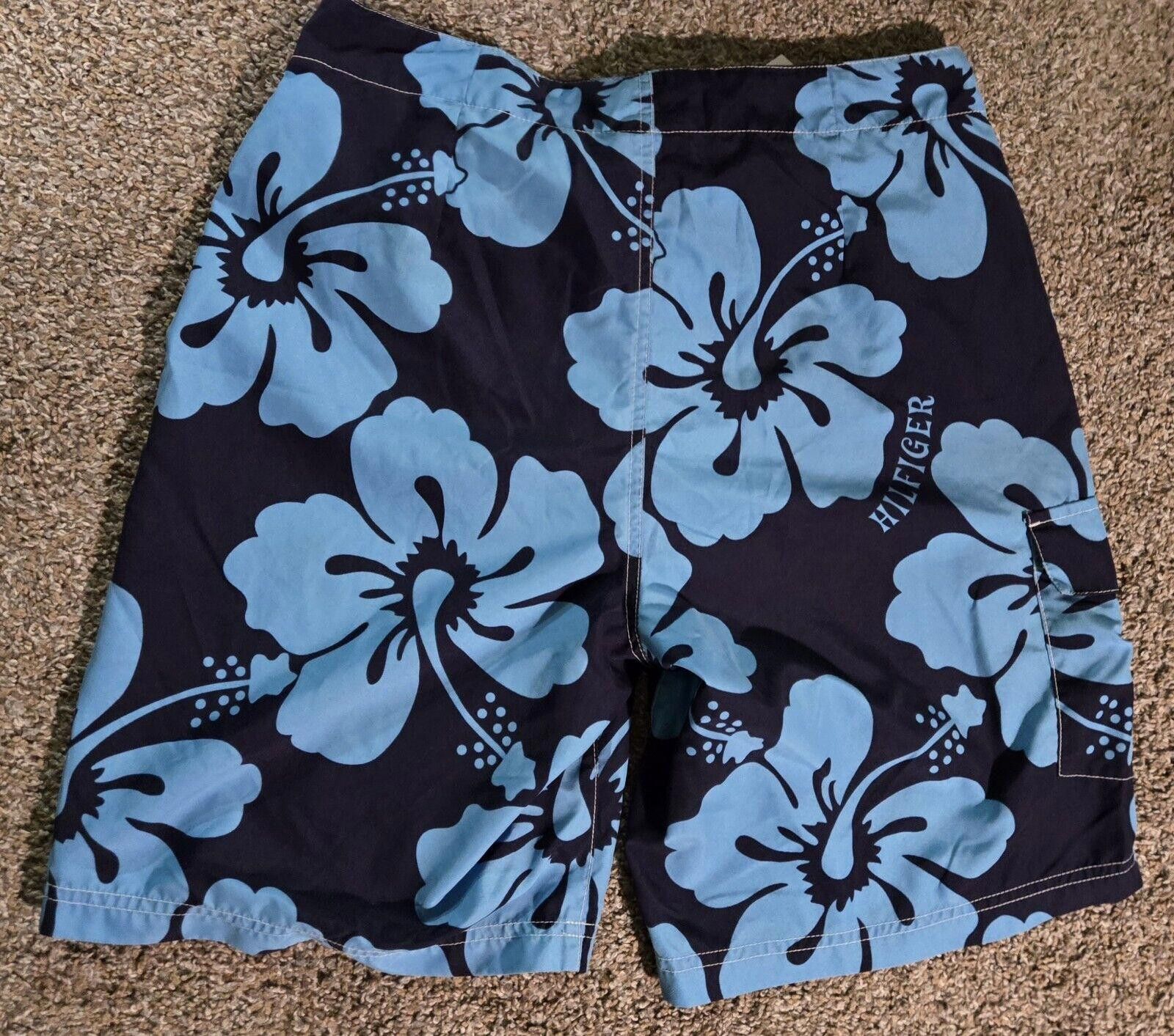Tommy Hilfiger Tommy Hilfiger Blue Hibicus Flower Swim Short Size M Size US 32 / EU 48 - 10 Thumbnail