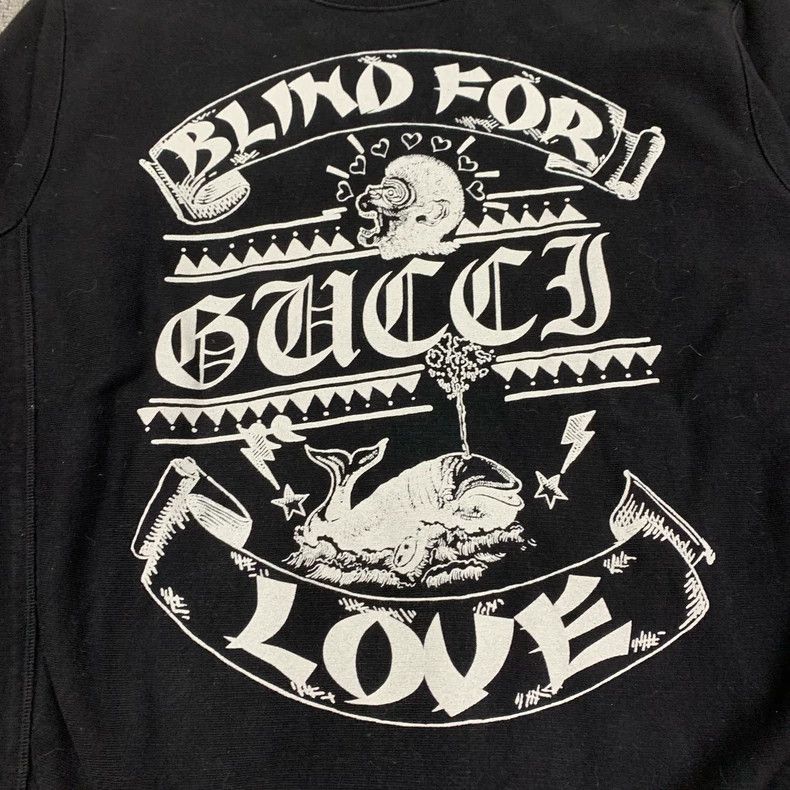 Gucci Gucci Black printed long-sleeved sweatshirt 2504-Nextarrow Size US XL / EU 56 / 4 - 4 Thumbnail