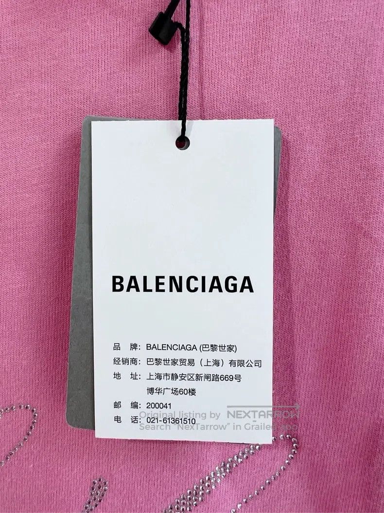 Balenciaga Balenciaga Light pink printed short sleeve, size L Size US S / EU 44-46 / 1 - 3 Thumbnail