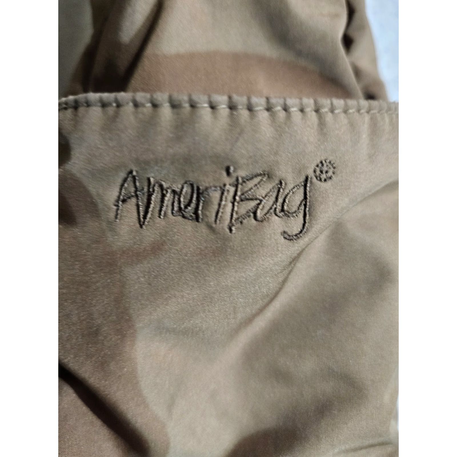 Vintage VINTAGE AmeriBag Healthy Brown Green Nylon Sling Bag Multiple Pockets Adjustable Size ONE SIZE - 5 Thumbnail