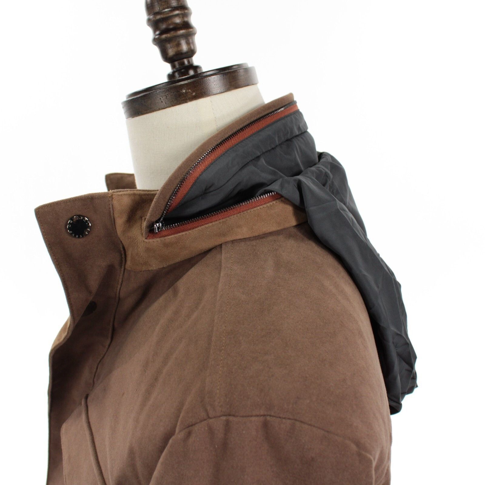 Luciano Barbera Luciano Barbera Jacket Size M US In Brown Cotton Size US M / EU 48-50 / 2 - 6 Thumbnail