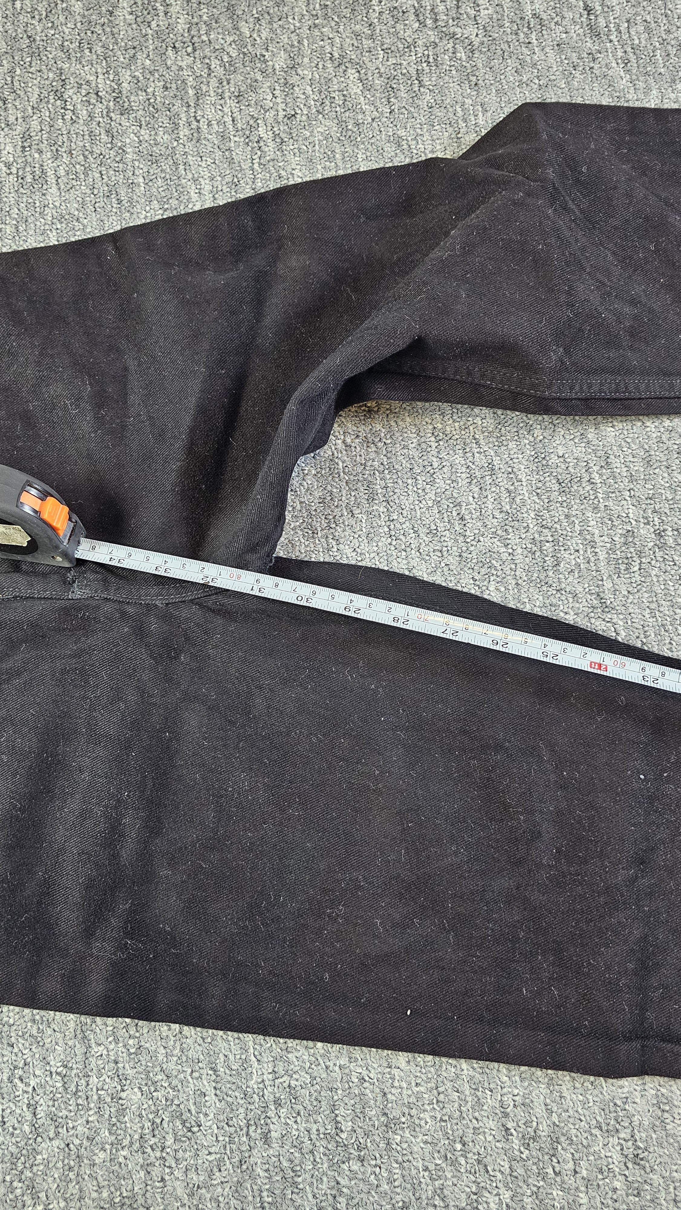 Versace Jeans Couture Versace Jeans Couture 90s Black Straight High Rise NWT W26 Size 26" / US 2 / IT 38 - 18 Thumbnail