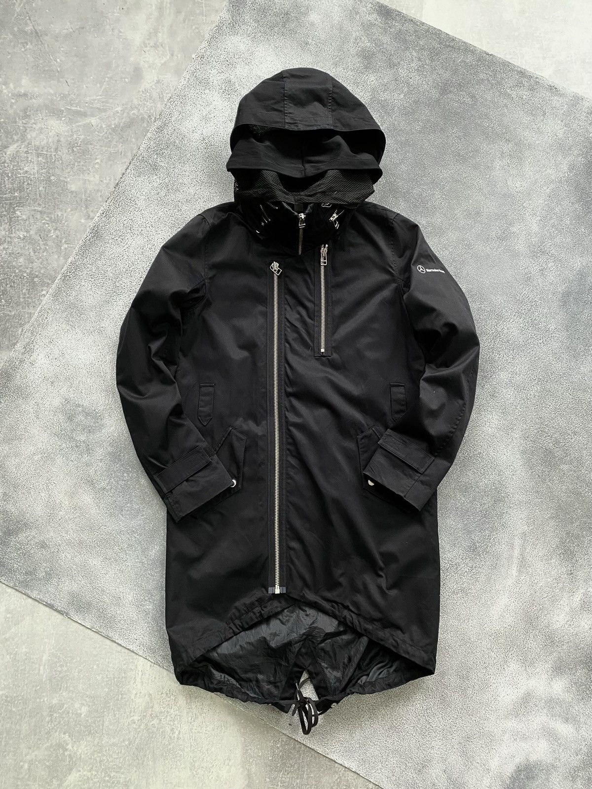 Adidas × Mercedes-Benz × Vintage Adidas SLVR Mercedes Triple Hooded Coat Jacket Size US S / EU 44-46 / 1 - 1 Thumbnail