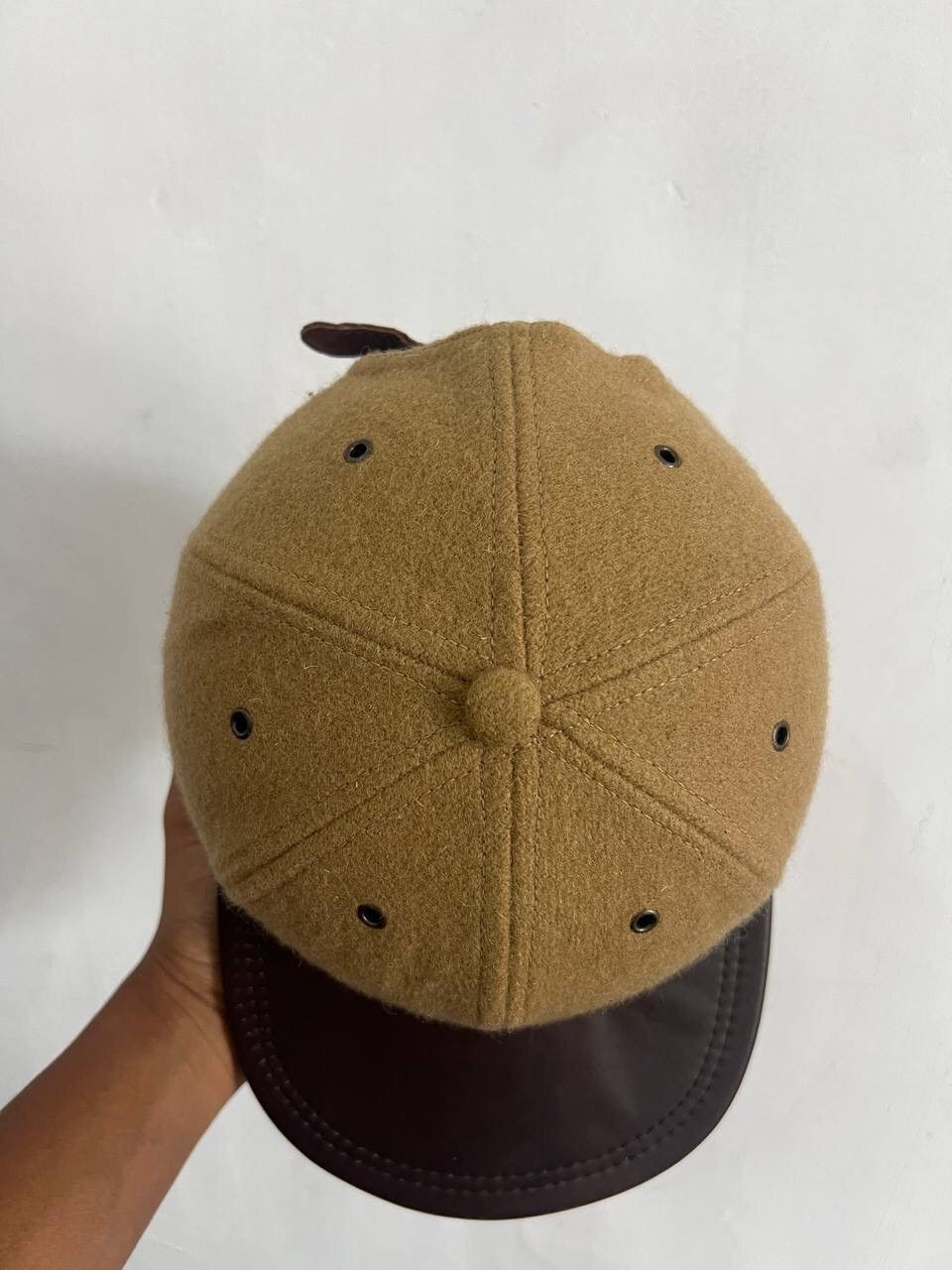 Vintage Vintage Leather Hat Size ONE SIZE - 7 Thumbnail