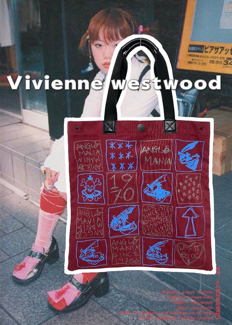 Vivienne Westwood Vivienne Westwood size os Red Saturn printed leather large Size ONE SIZE - 1 Thumbnail