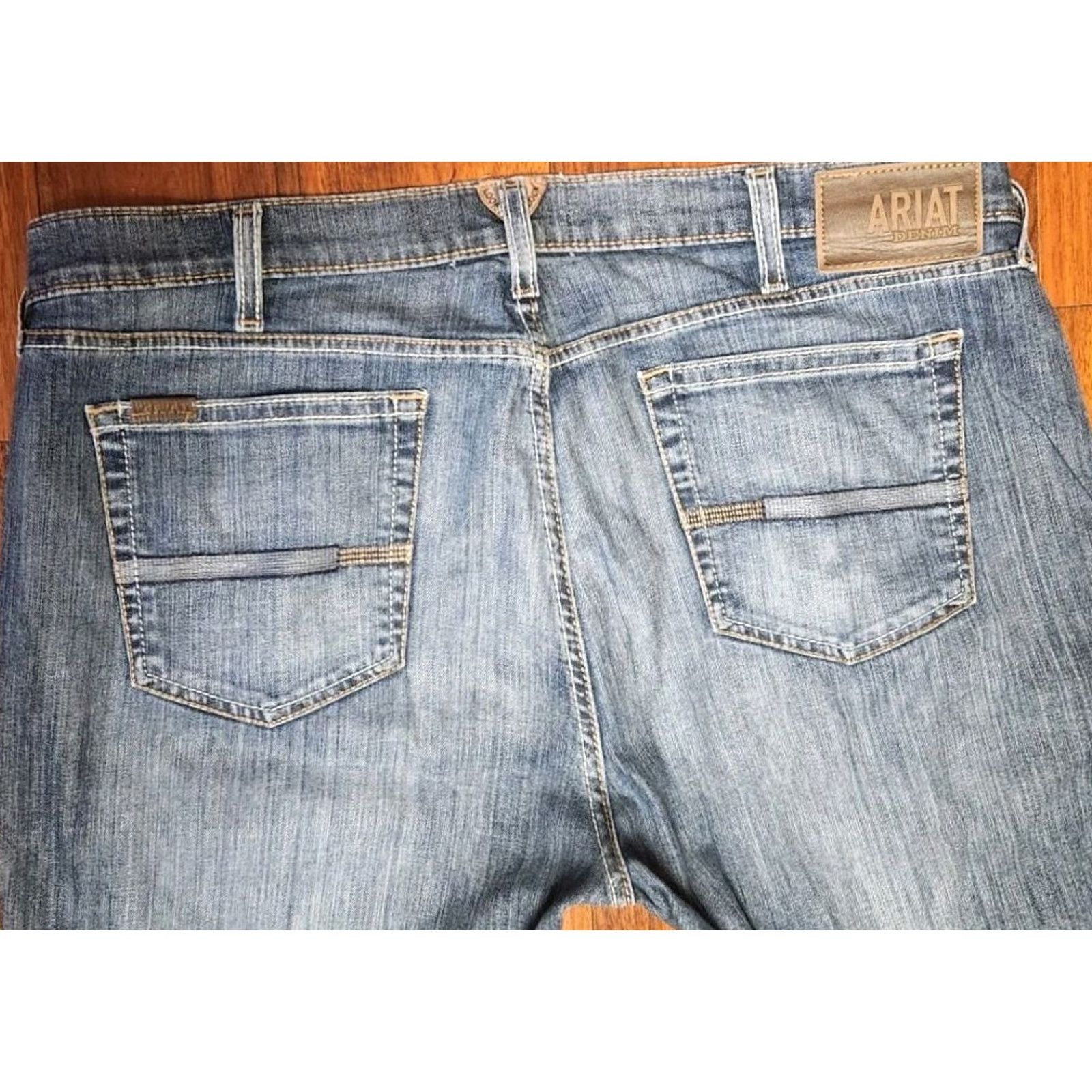 Ariat ARIAT Jeans Men Slim 40x29.5 Blue M8 Benton Modern Denim Pants 10037963 Size US 40 / EU 56 - 5 Thumbnail