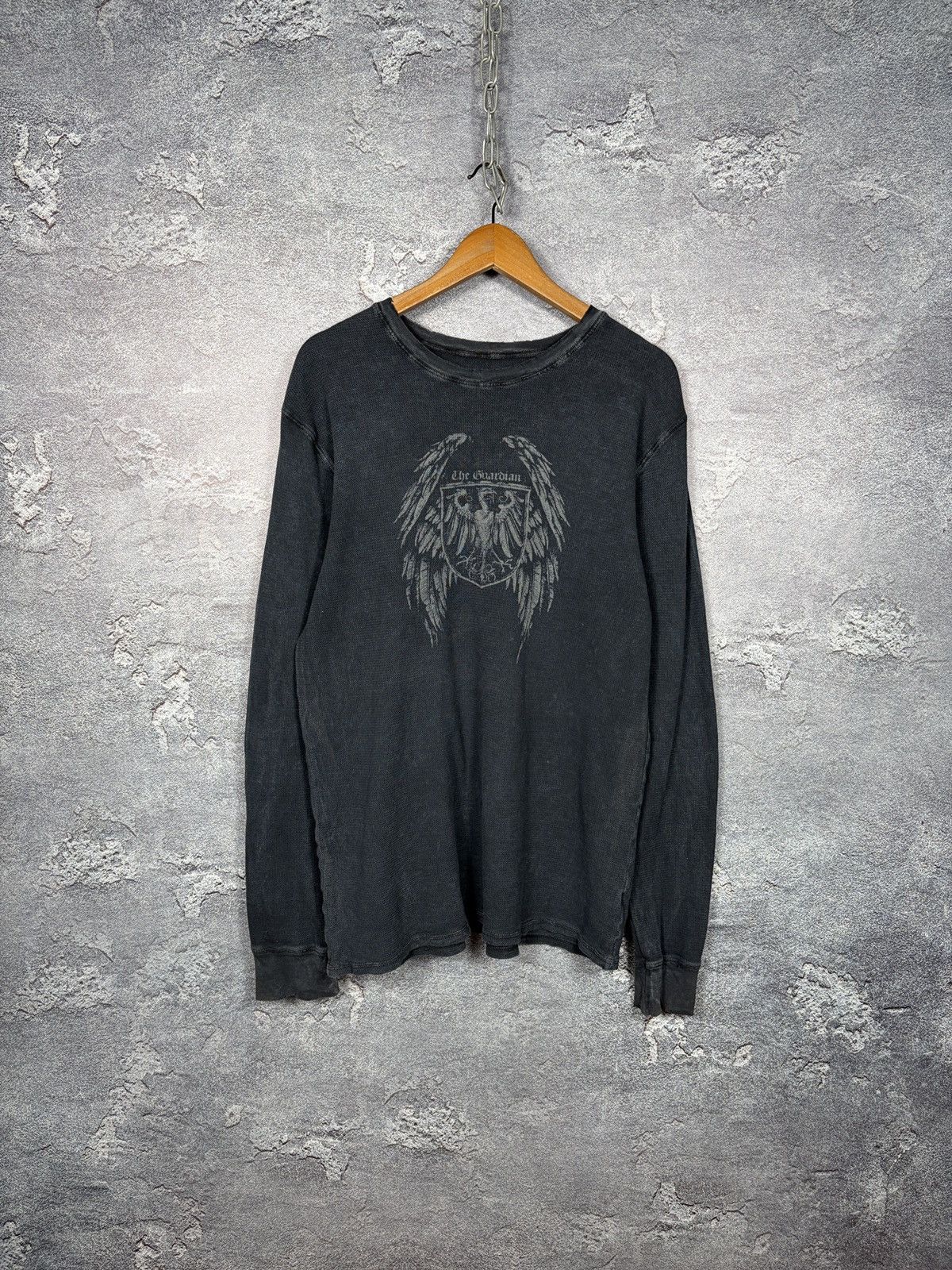 Affliction Affliction The Guardian Sun Faded Distressed Long Sleeve Size US XL / EU 56 / 4 - 1 Thumbnail
