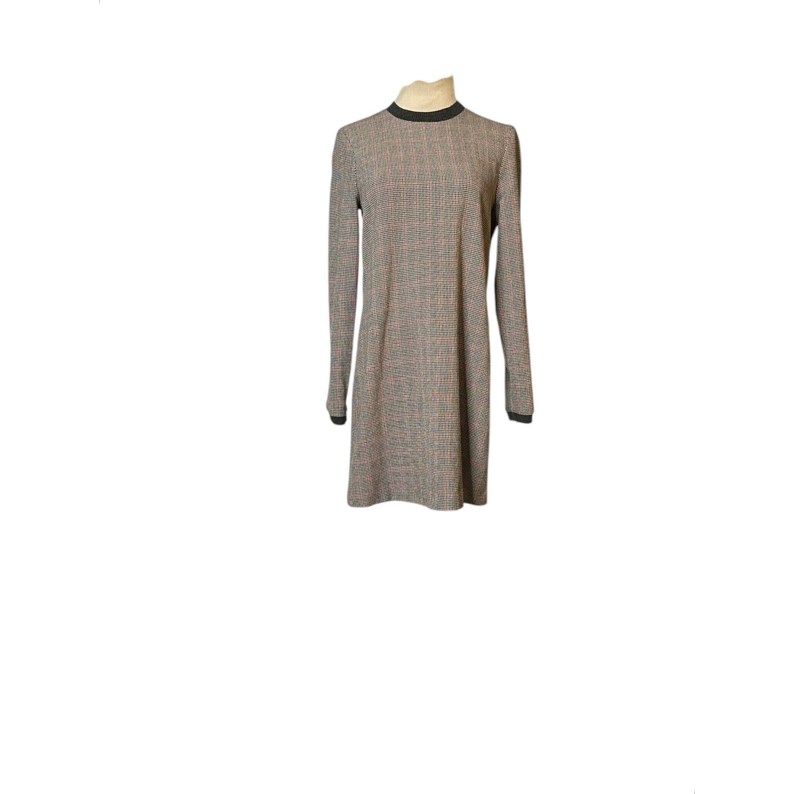 Zara Zara houndstooth long sleeves sheath mini dress size Small Size M / US 6-8 / IT 42-44 - 14 Thumbnail