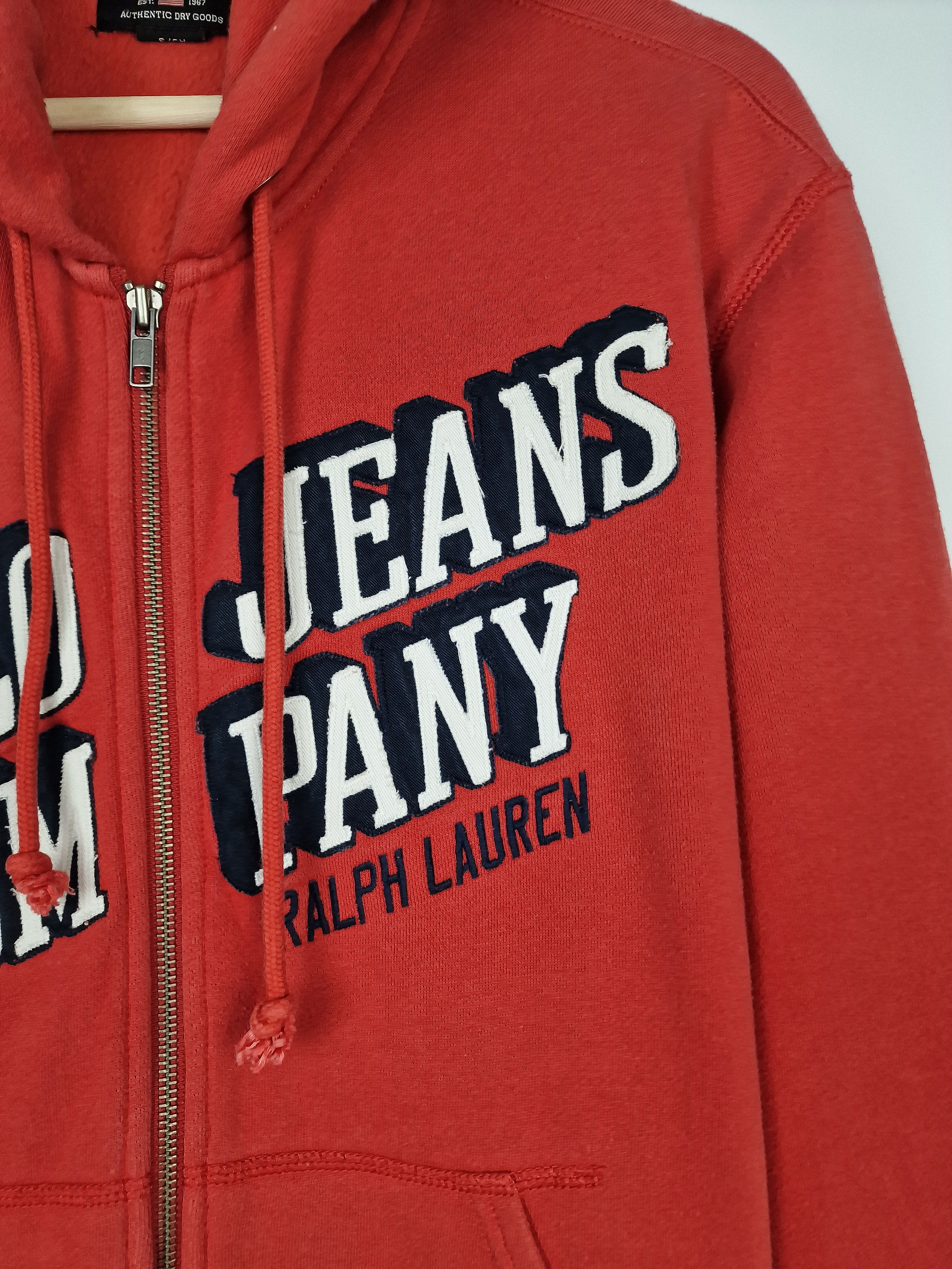 Polo Ralph Lauren Polo Jeans Co Ralph Lauren Red Hoodie S | Vintage Full-Zip Size US S / EU 44-46 / 1 - 6 Thumbnail