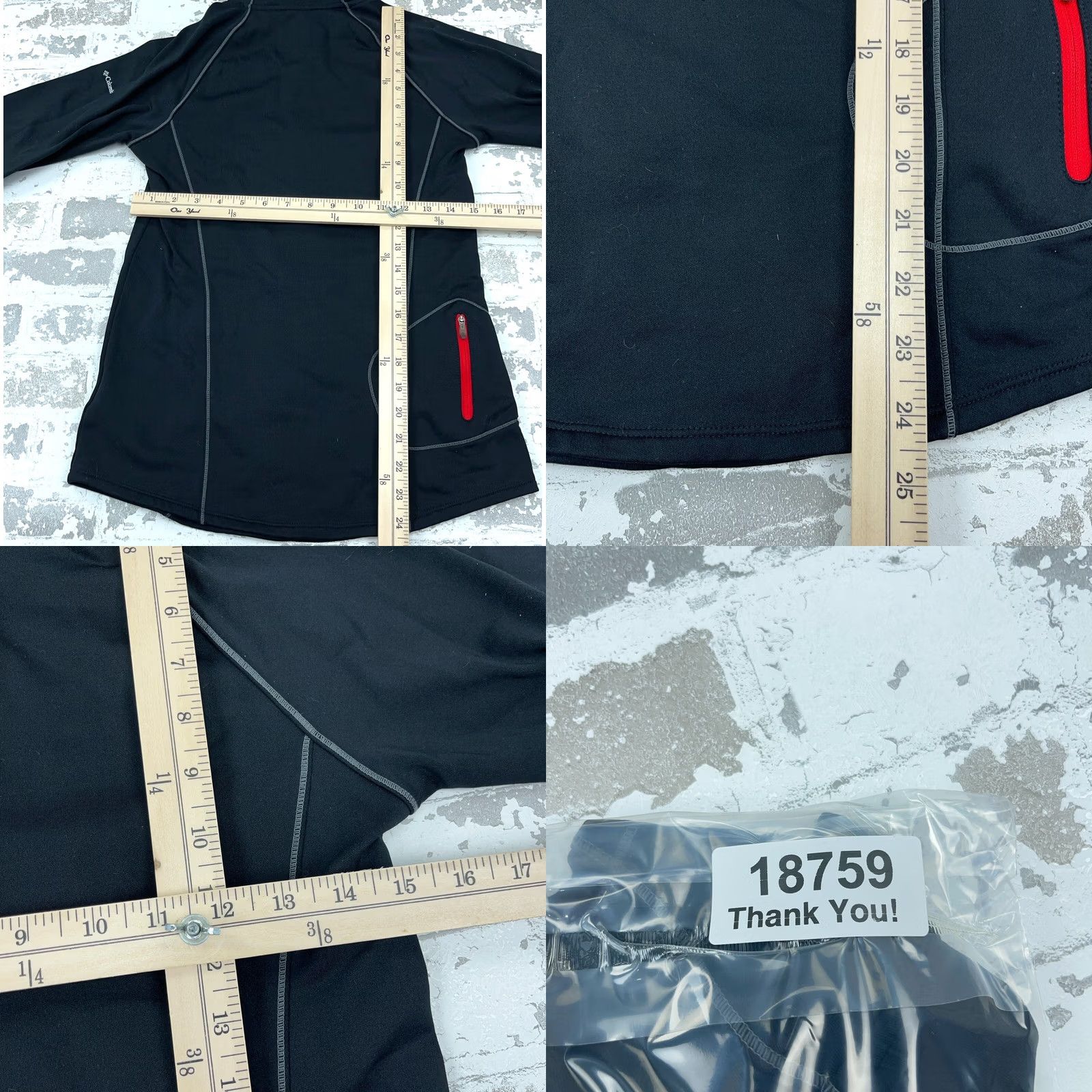 Vintage Columbia Shirt Womens S Black Hoodie Women Pullover Half Zip Sweater Sweatshirt Omni Wick Size S / US 4 / IT 40 - 8 Thumbnail