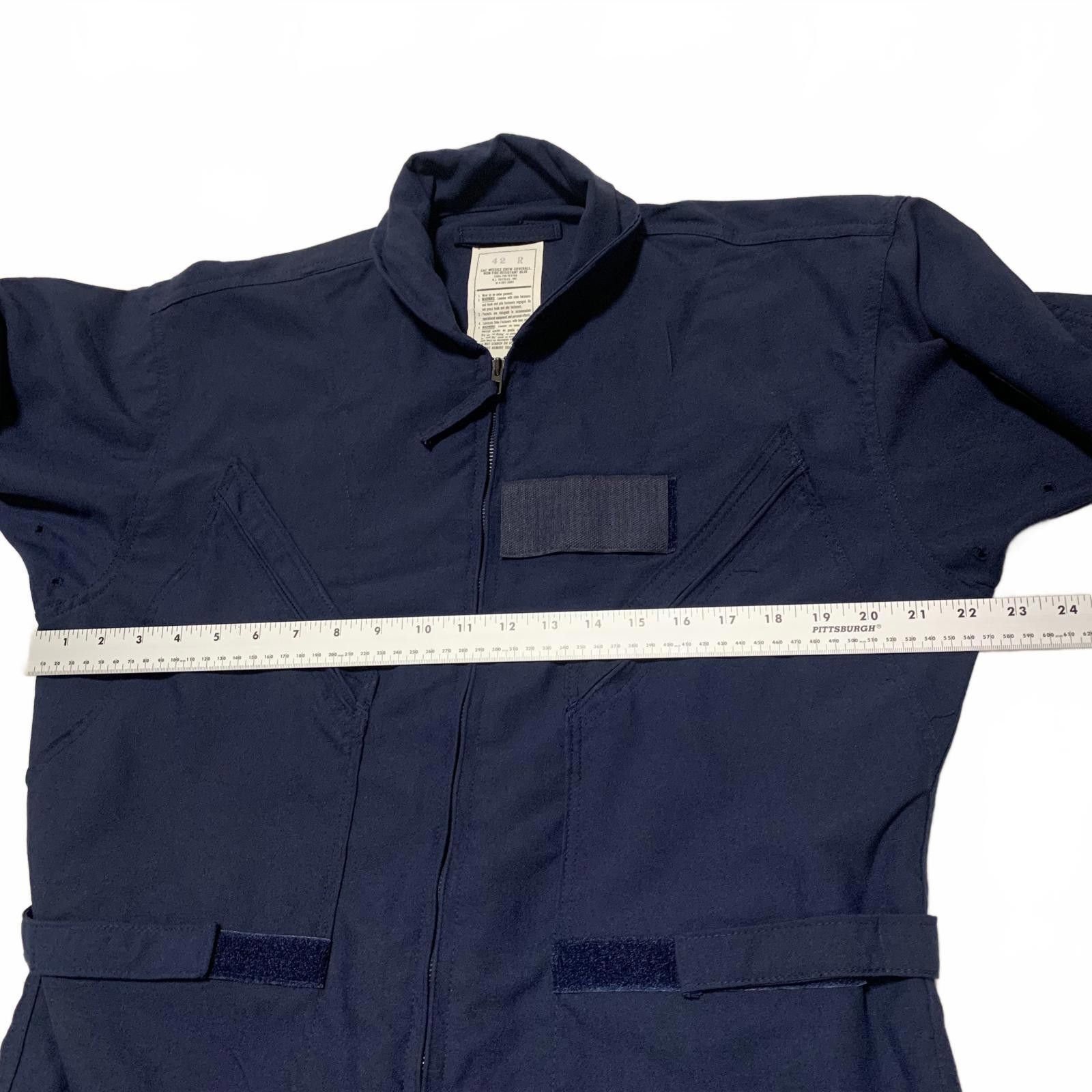 Other RJ Textiles Men's 42R Navy Blue Work Coverall Jumpsuit Size US 42 / EU 58 - 9 Thumbnail