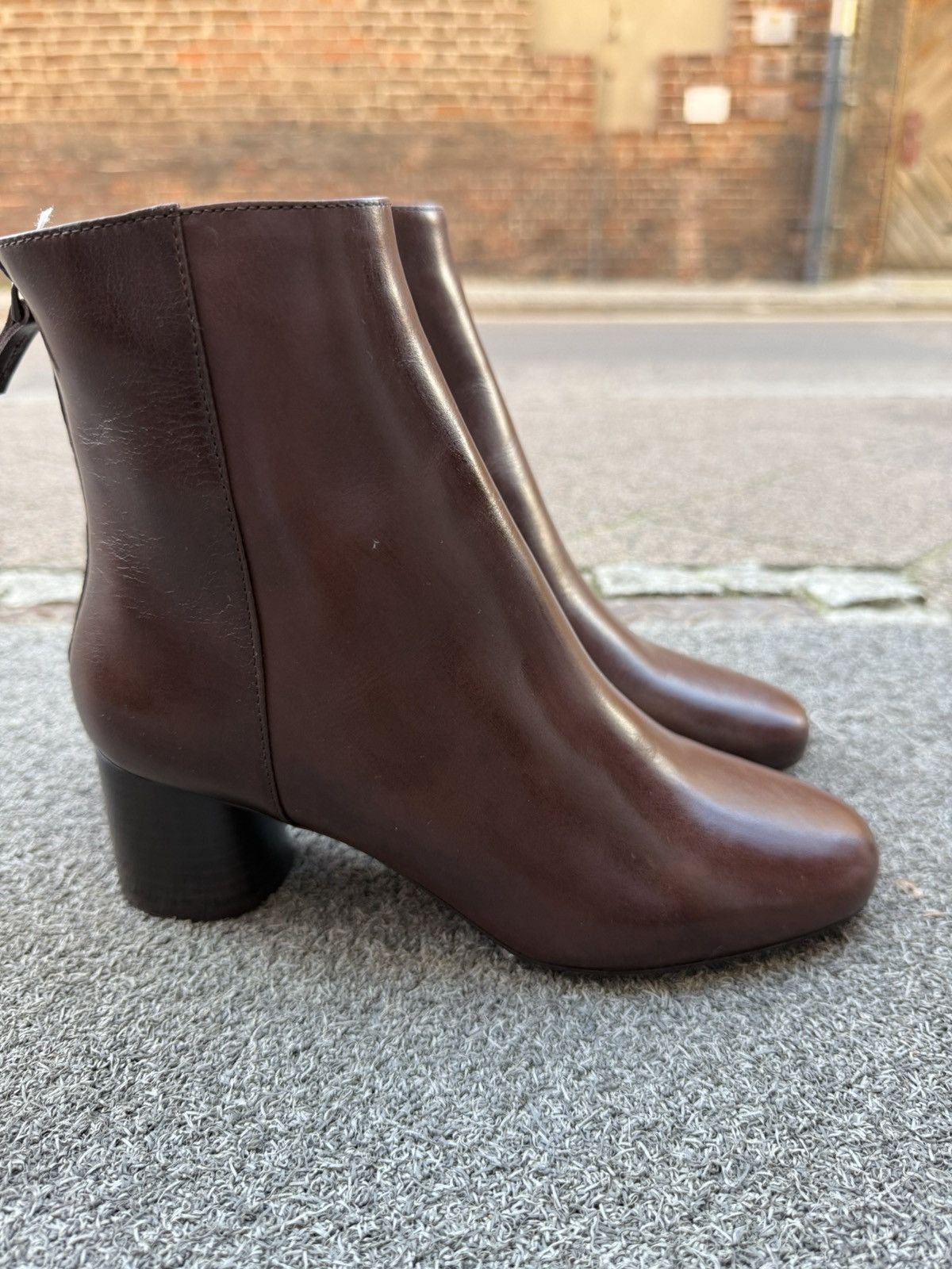 Sandro Brown Leather Ankle Boots Sandro Paris Women’s Size 36 Size US 6.5 / IT 36.5 - 9 Thumbnail