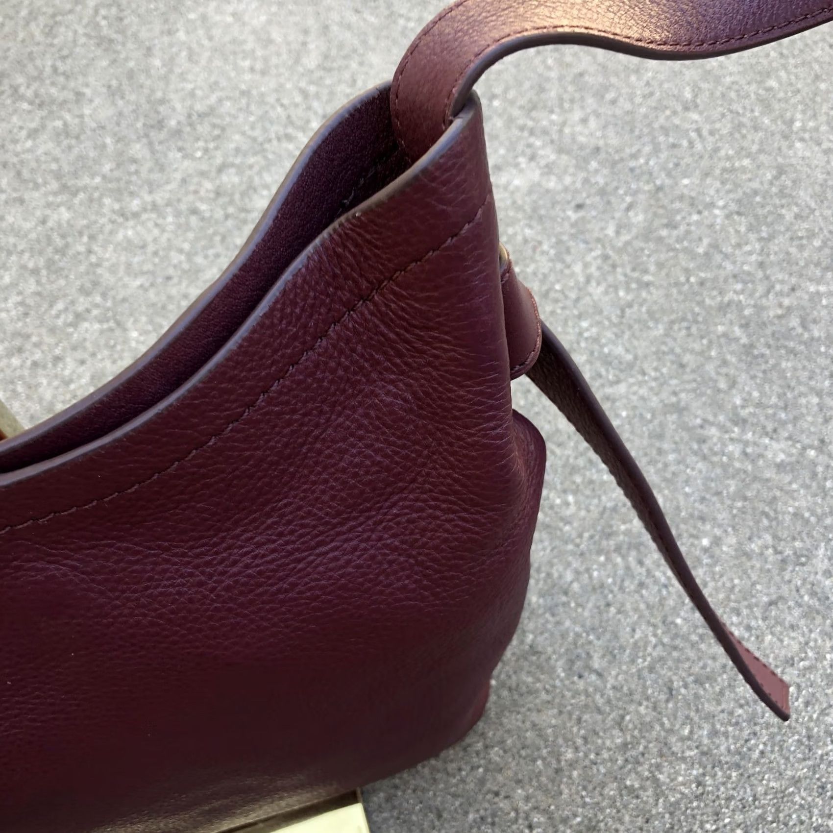 Lucky Brand Lucky Brand Crossbody Leather Purse Women's Burgundy Red Bag Zipper Size ONE SIZE - 6 Thumbnail