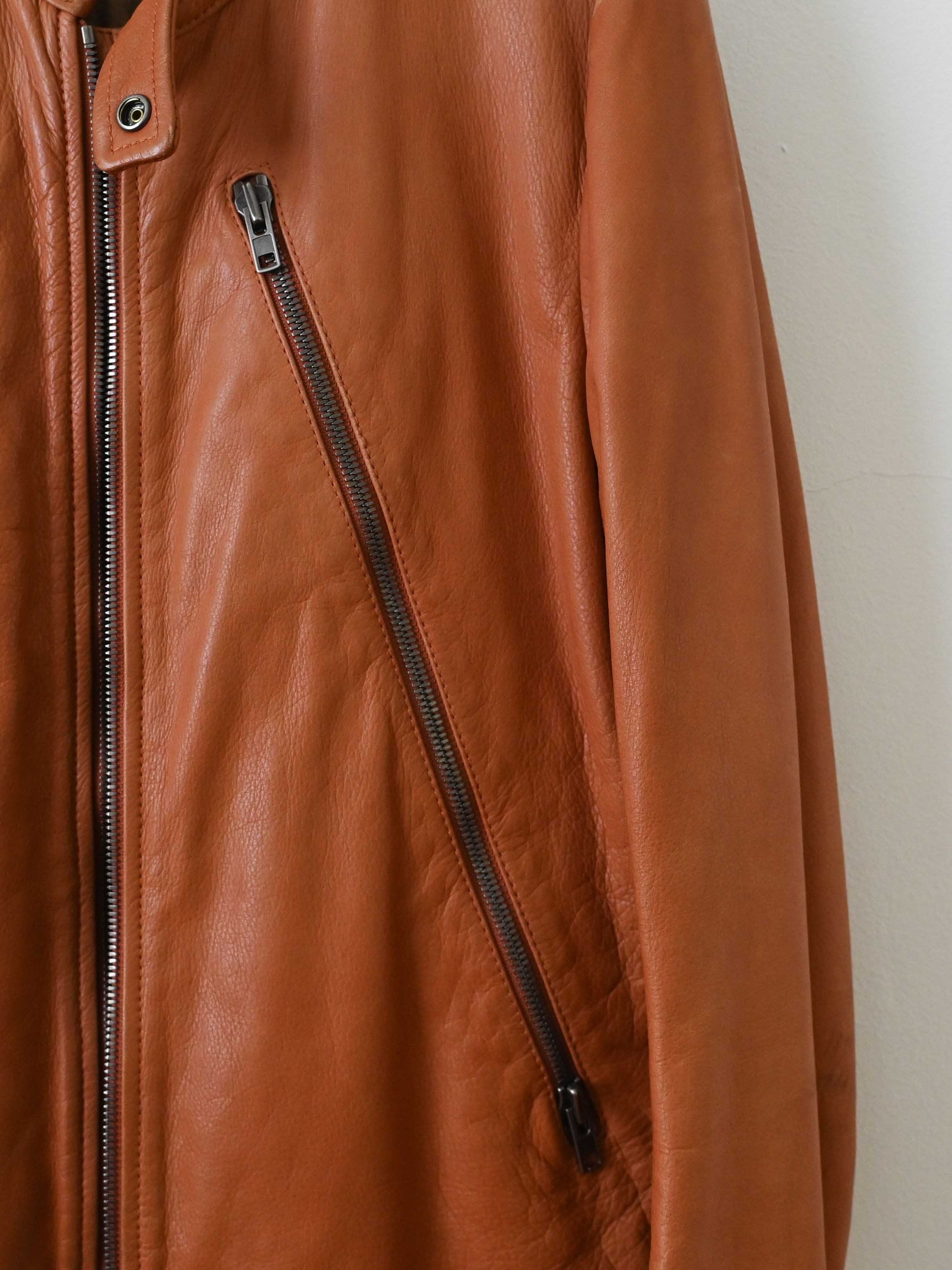 Maison Margiela 2006 5 Zip Leather Moto Jacket Size US M / EU 48-50 / 2 - 7 Thumbnail