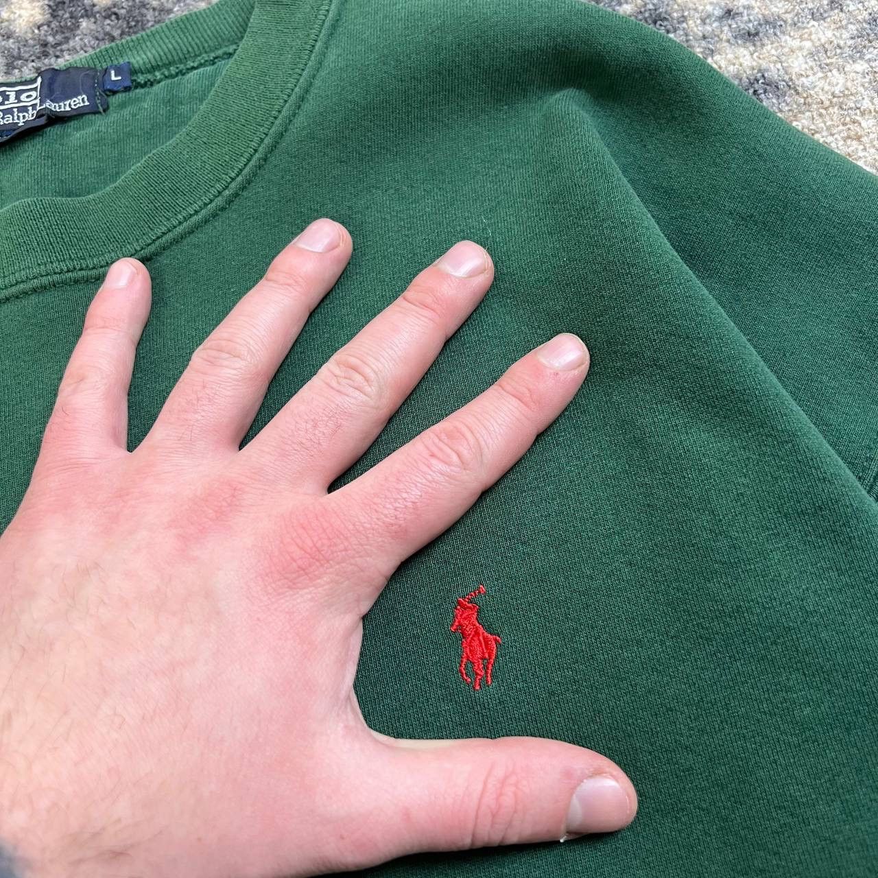 Polo Ralph Lauren Polo Ralph Lauren Made in USA Vintage 90s Sweatshirt Size US L / EU 52-54 / 3 - 4 Thumbnail