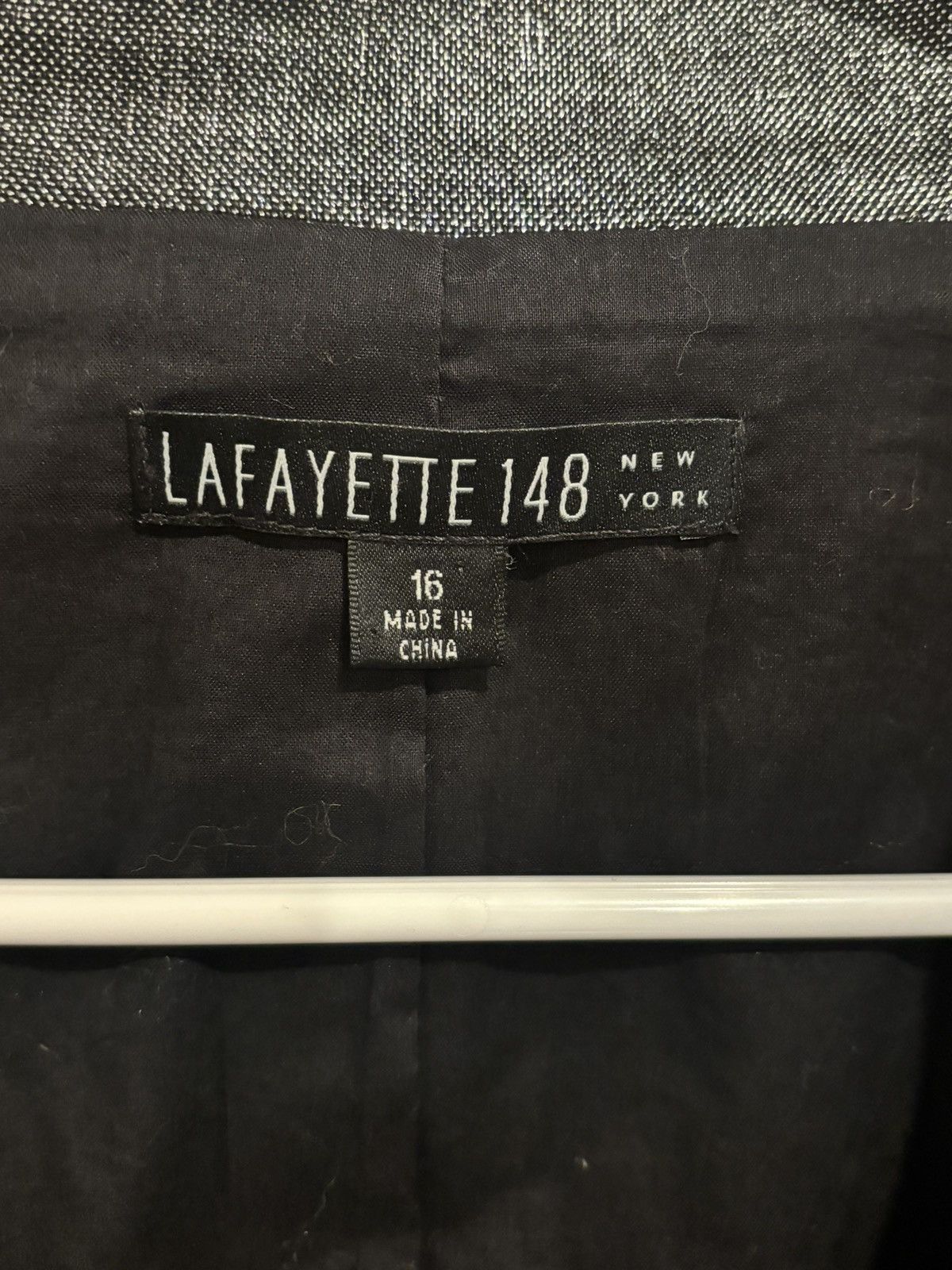 Lafayette 148 Linen Metallic Fencing Jacket by Lafayette 148 Men's Large Size US L / EU 52-54 / 3 - 3 Thumbnail