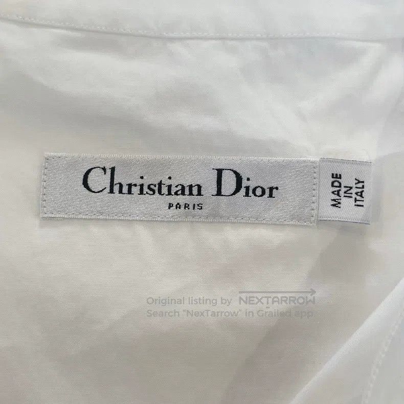 Dior Dior White long-sleeved shirt dress Size XS / US 0-2 / IT 36-38 - 5 Thumbnail